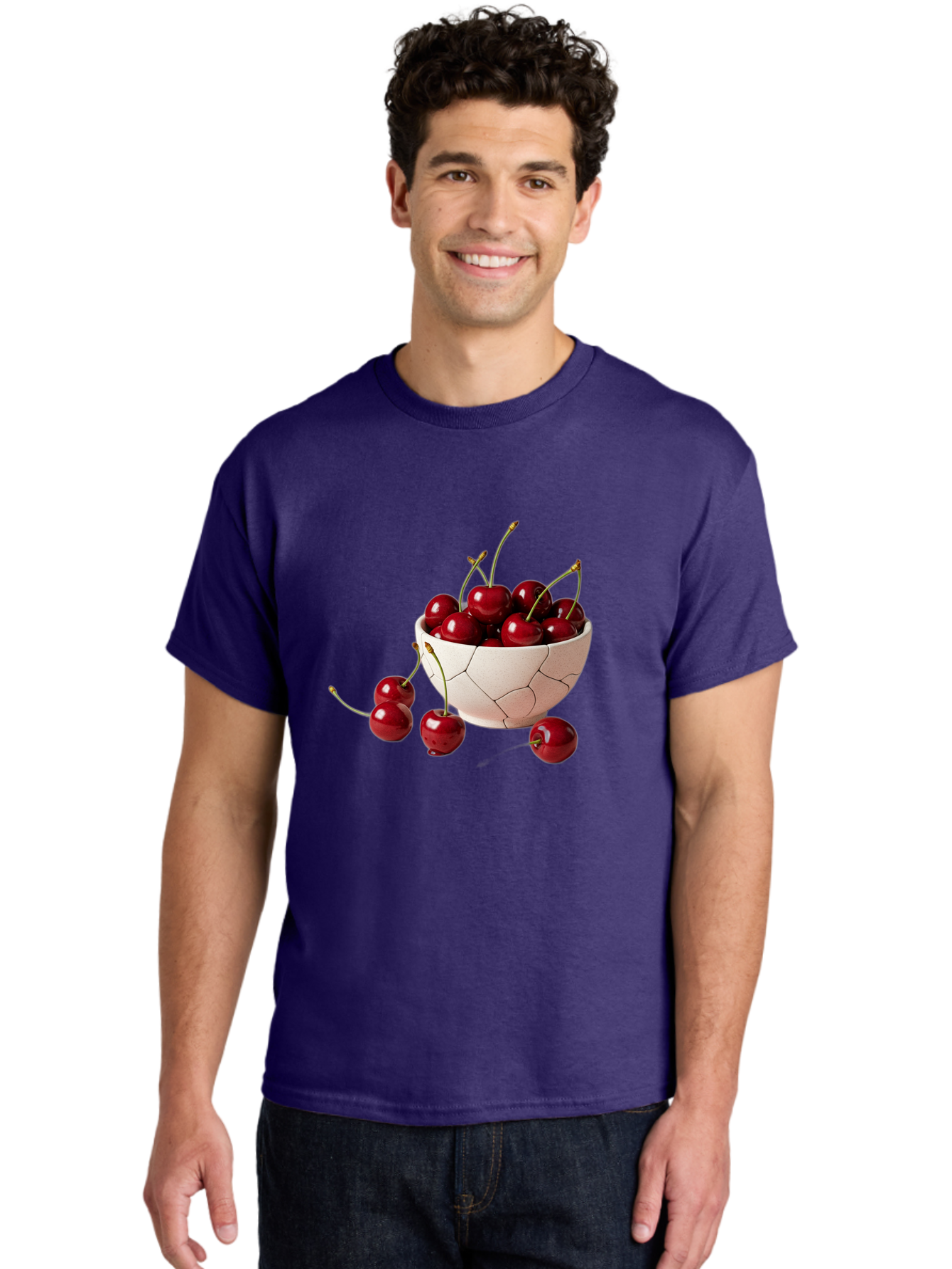 Cherries-In-A-Cracked-Egg Men'S Graphic Tee, 100% Cotton, Comfortable Casual Summer Wear, Machine Washable, Vintage Camera, Old Camera, Antique Camera, Black Camera, Classic Photography, Photography Equipment, Nostalgic Device, Film Camera, Bah731