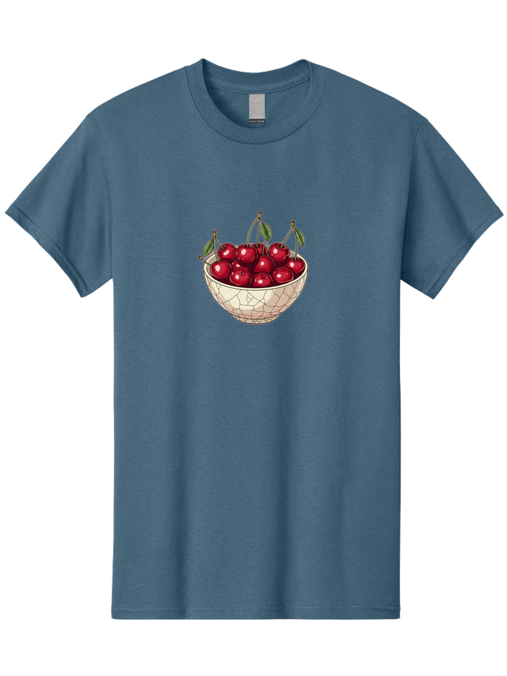 Cherries-In-Ceramic-Bowl Men'S Graphic Tee, 100% Cotton, Comfortable Casual Summer Wear, Machine Washable, Vintage Camera, Old Camera, Antique Camera, Black Camera, Classic Photography, Photography Equipment, Nostalgic Device, Film Camera, Bah735