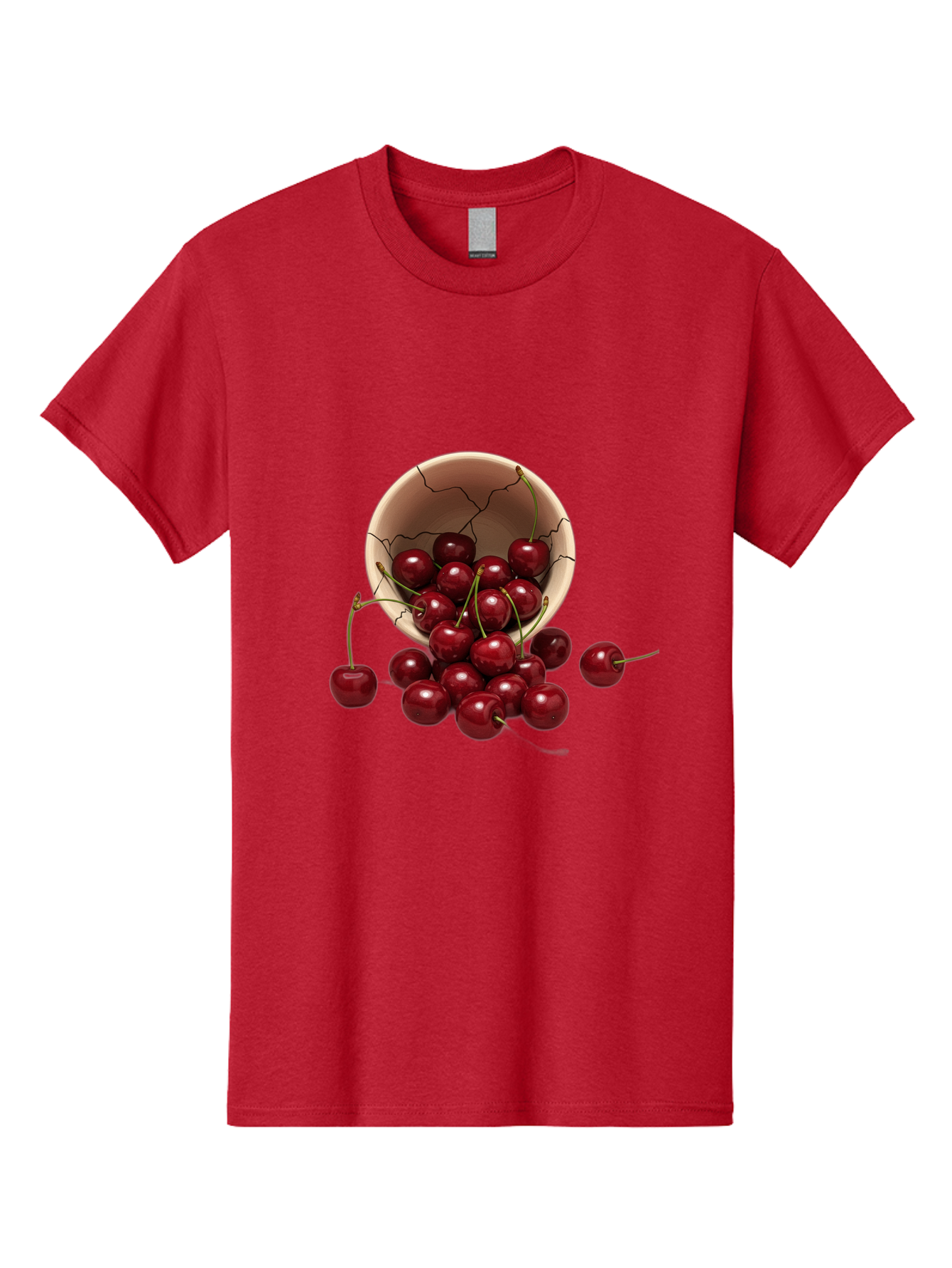 Cherries Men'S Graphic Tee, 100% Cotton, Comfortable Casual Summer Wear, Machine Washable, Vintage Camera, Old Camera, Antique Camera, Black Camera, Classic Photography, Photography Equipment, Nostalgic Device, Film Camera, Camera Art Bah741