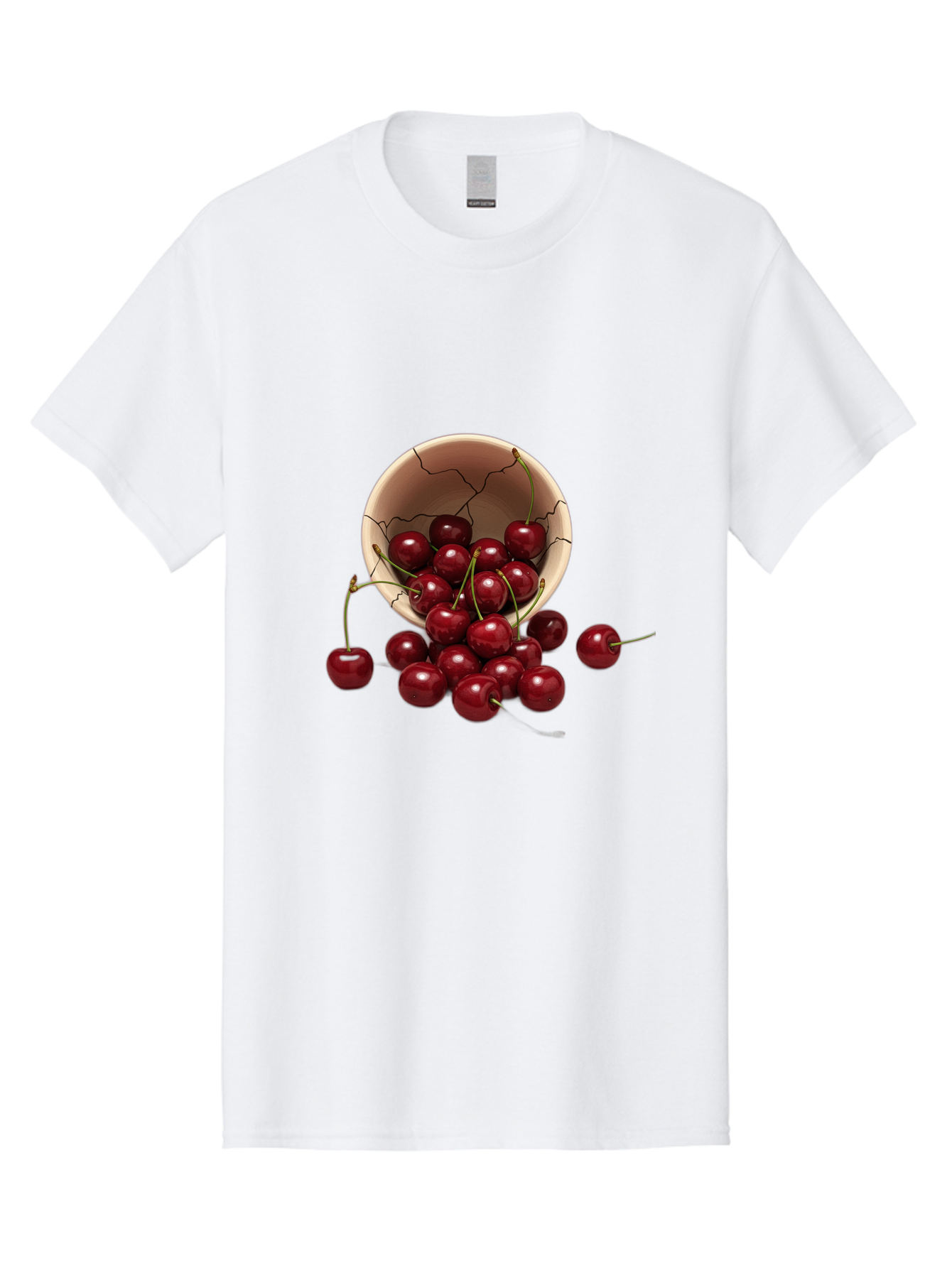 Cherries Men'S Graphic Tee, 100% Cotton, Comfortable Casual Summer Wear, Machine Washable, Vintage Camera, Old Camera, Antique Camera, Black Camera, Classic Photography, Photography Equipment, Nostalgic Device, Film Camera, Camera Art Bah741