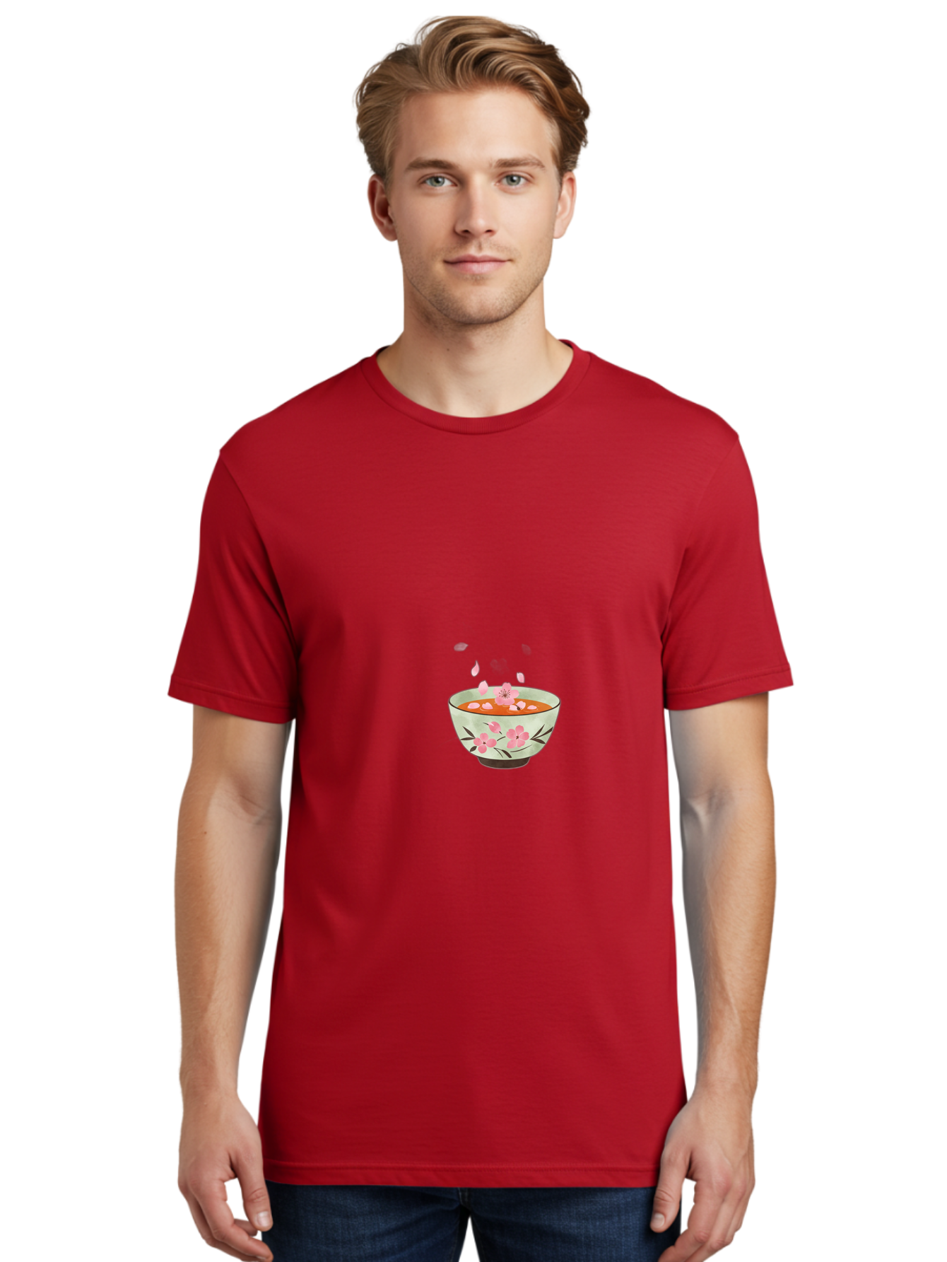 Cherry-Blossom-Bowl Men'S Graphic Tee, 100% Cotton, Comfortable Casual Summer Wear, Machine Washable, Vintage Camera, Old Camera, Antique Camera, Black Camera, Classic Photography, Photography Equipment, Nostalgic Device, Film Camera, Bah742