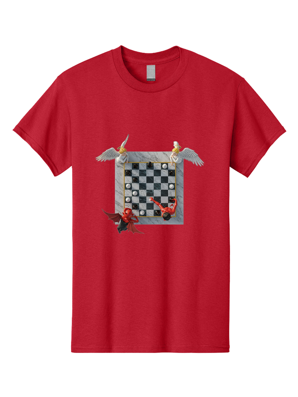 Chess-Game-1 Men'S Graphic Tee, 100% Cotton, Comfortable Casual Summer Wear, Machine Washable, Vintage Camera, Old Camera, Antique Camera, Black Camera, Classic Photography, Photography Equipment, Nostalgic Device, Film Camera, Camera Art Bah744