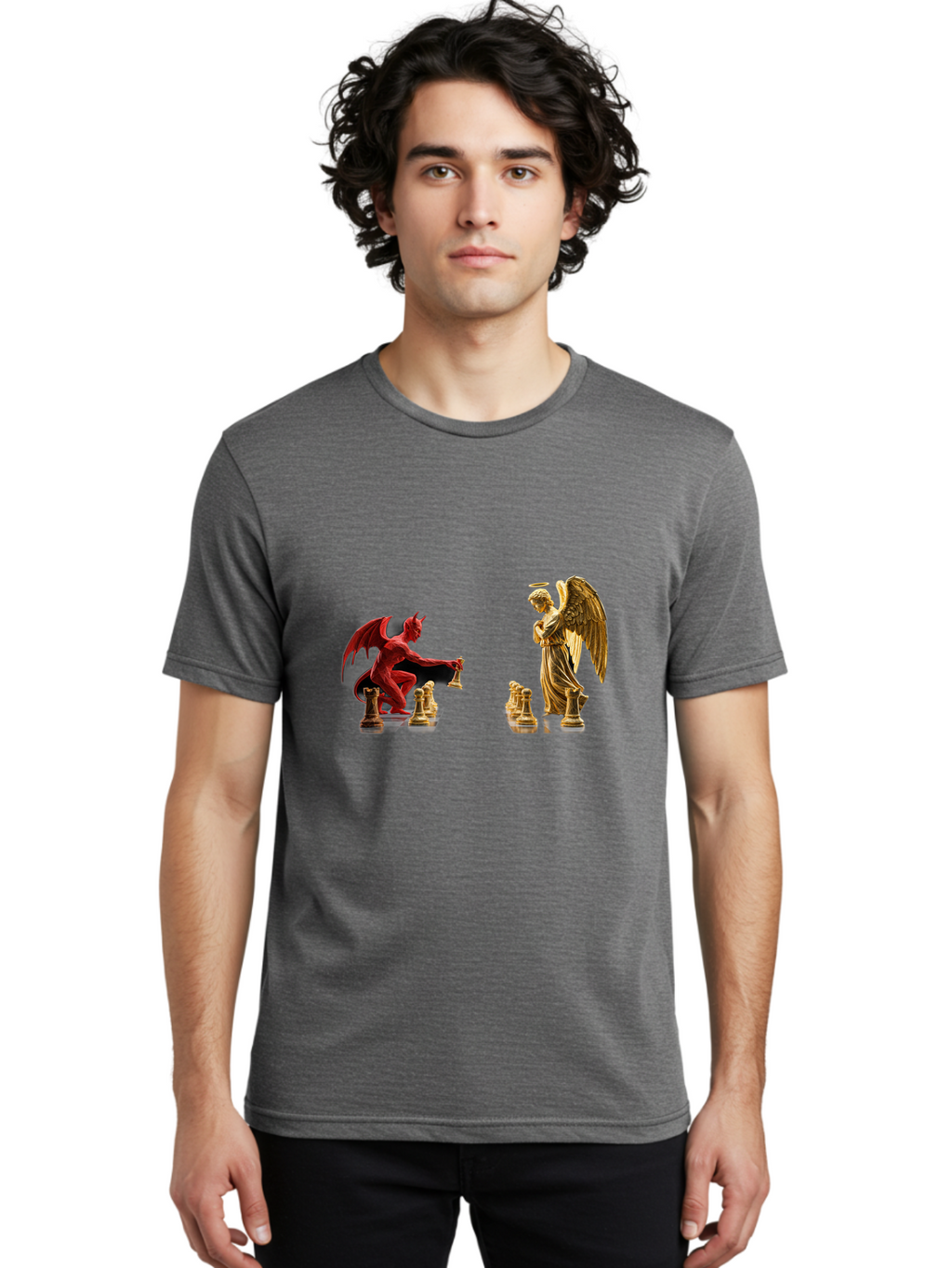 Chess-Game Men'S Graphic Tee, 100% Cotton, Comfortable Casual Summer Wear, Machine Washable, Vintage Camera, Old Camera, Antique Camera, Black Camera, Classic Photography, Photography Equipment, Nostalgic Device, Film Camera, Camera Art Bah745