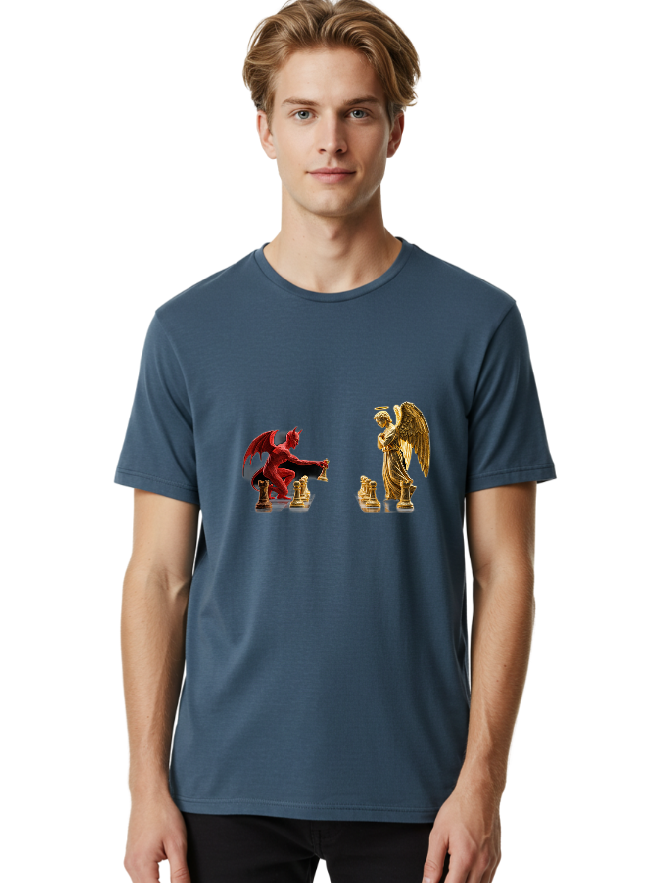 Chess-Game Men'S Graphic Tee, 100% Cotton, Comfortable Casual Summer Wear, Machine Washable, Vintage Camera, Old Camera, Antique Camera, Black Camera, Classic Photography, Photography Equipment, Nostalgic Device, Film Camera, Camera Art Bah745
