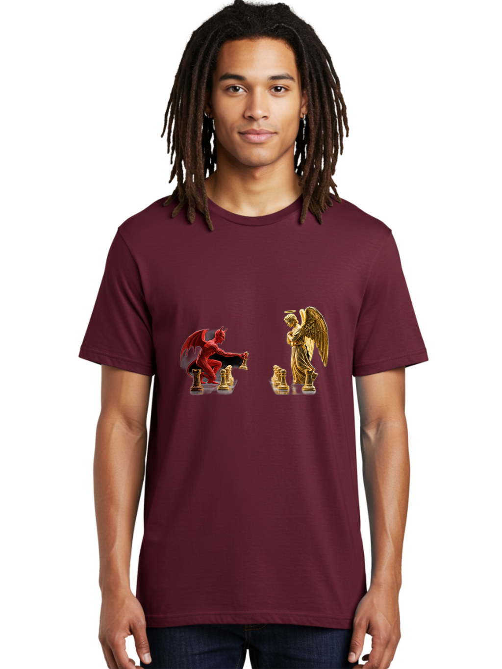Chess-Game Men'S Graphic Tee, 100% Cotton, Comfortable Casual Summer Wear, Machine Washable, Vintage Camera, Old Camera, Antique Camera, Black Camera, Classic Photography, Photography Equipment, Nostalgic Device, Film Camera, Camera Art Bah745