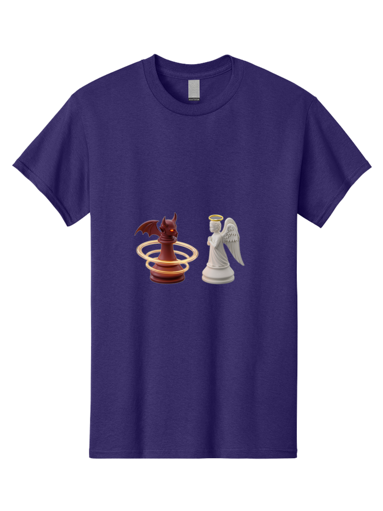 Chess-Pawn-Angel-Demon Men'S Graphic Tee, 100% Cotton, Comfortable Casual Summer Wear, Machine Washable, Vintage Camera, Old Camera, Antique Camera, Black Camera, Classic Photography, Photography Equipment, Nostalgic Device, Film Camera, Bah746