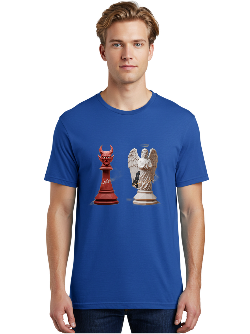 Chess-Pieces Men'S Graphic Tee, 100% Cotton, Comfortable Casual Summer Wear, Machine Washable, Vintage Camera, Old Camera, Antique Camera, Black Camera, Classic Photography, Photography Equipment, Nostalgic Device, Film Camera, Camera Art Bah747