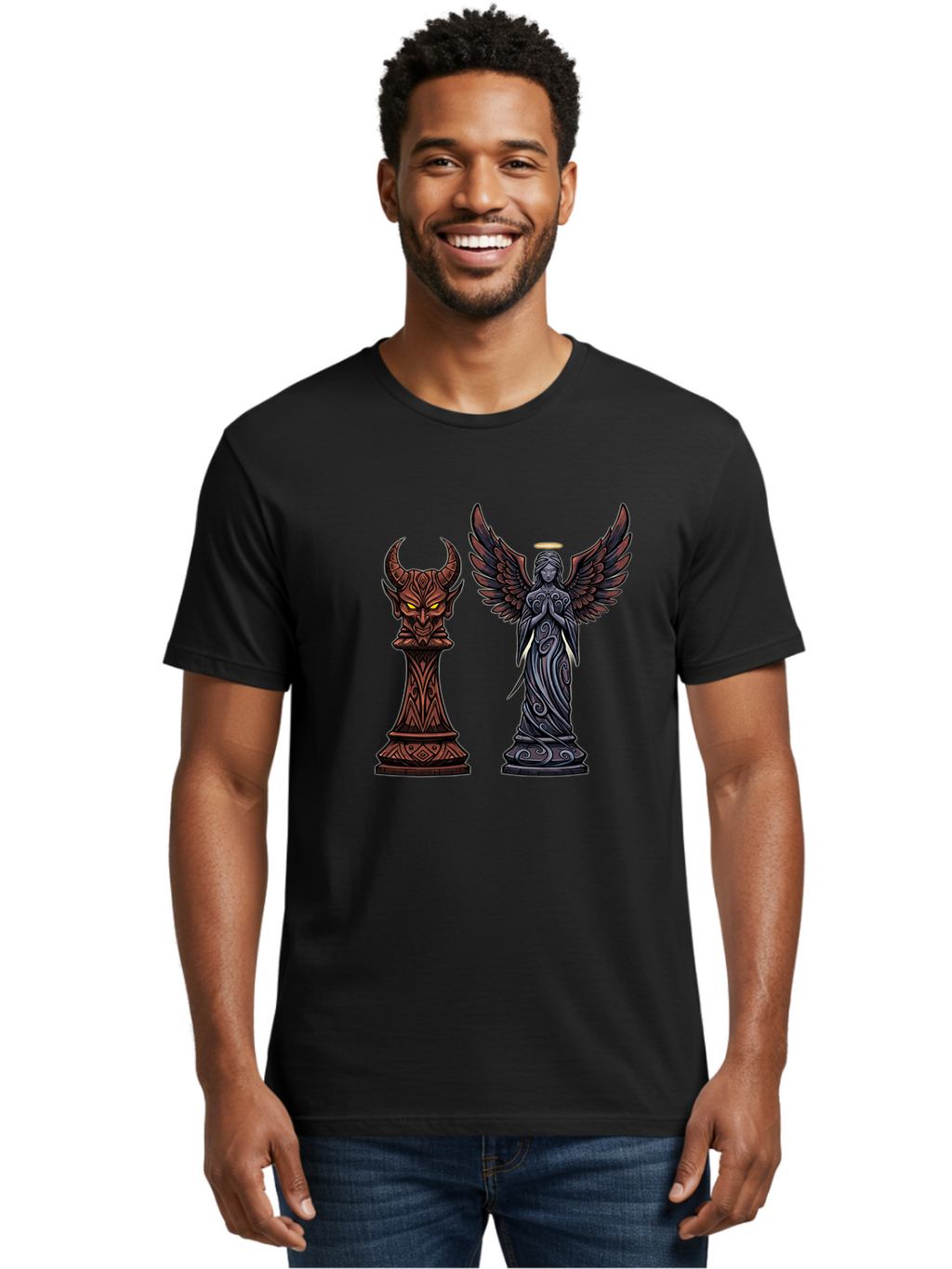 Chess-Queen Men'S Graphic Tee, 100% Cotton, Comfortable Casual Summer Wear, Machine Washable, Vintage Camera, Old Camera, Antique Camera, Black Camera, Classic Photography, Photography Equipment, Nostalgic Device, Film Camera, Camera Art Bah748