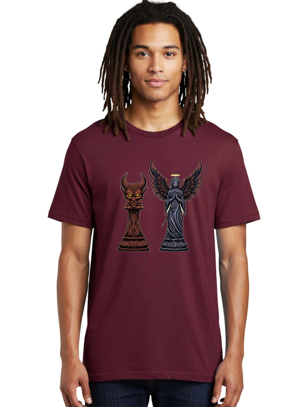 Chess-Queen Men'S Graphic Tee, 100% Cotton, Comfortable Casual Summer Wear, Machine Washable, Vintage Camera, Old Camera, Antique Camera, Black Camera, Classic Photography, Photography Equipment, Nostalgic Device, Film Camera, Camera Art Bah748