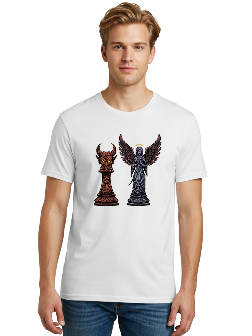 Chess-Queen Men'S Graphic Tee, 100% Cotton, Comfortable Casual Summer Wear, Machine Washable, Vintage Camera, Old Camera, Antique Camera, Black Camera, Classic Photography, Photography Equipment, Nostalgic Device, Film Camera, Camera Art Bah748