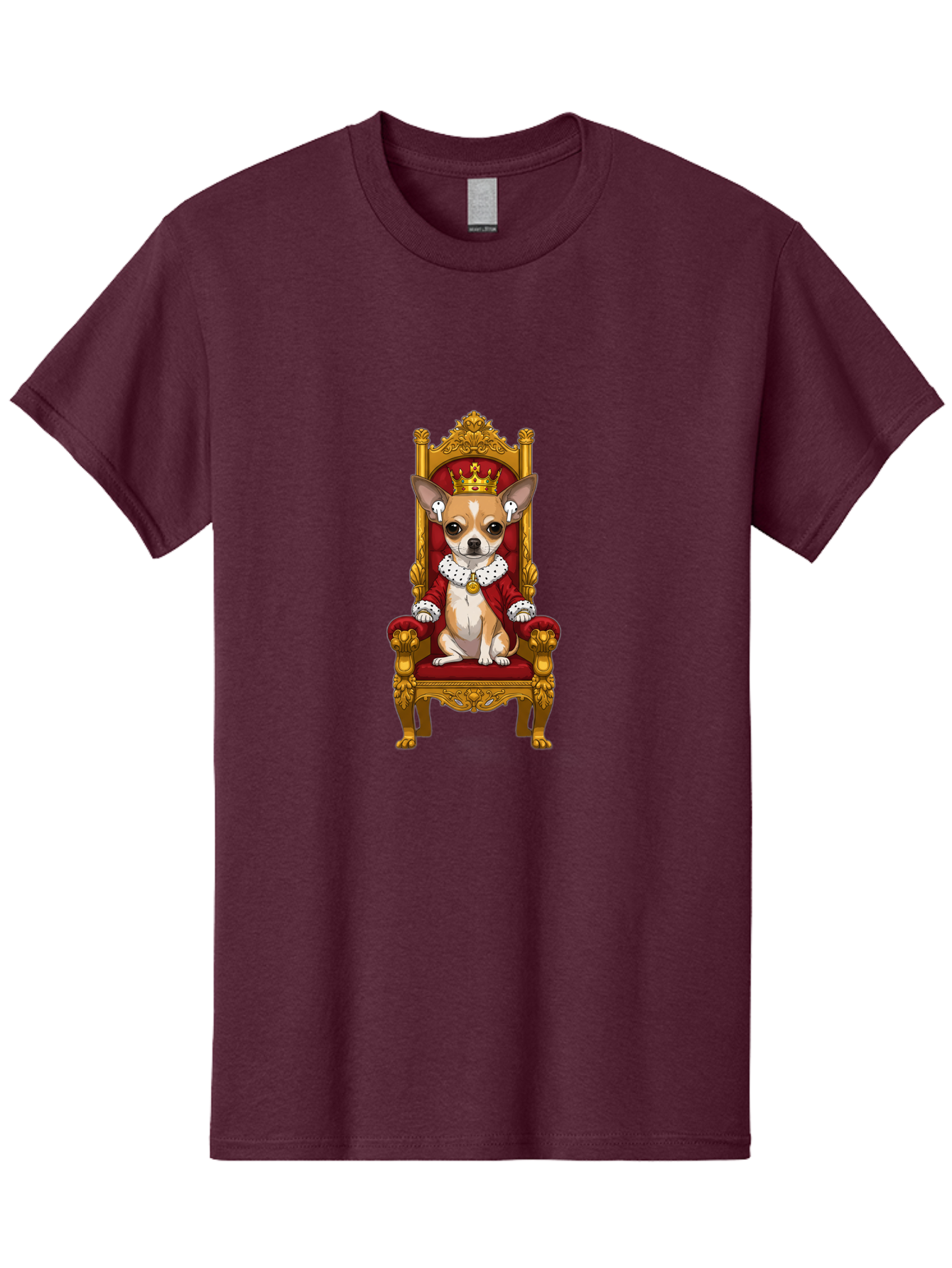 Chihuahua-On-Throne Men'S Graphic Tee, 100% Cotton, Comfortable Casual Summer Wear, Machine Washable, Vintage Camera, Old Camera, Antique Camera, Black Camera, Classic Photography, Photography Equipment, Nostalgic Device, Film Camera, Bah749