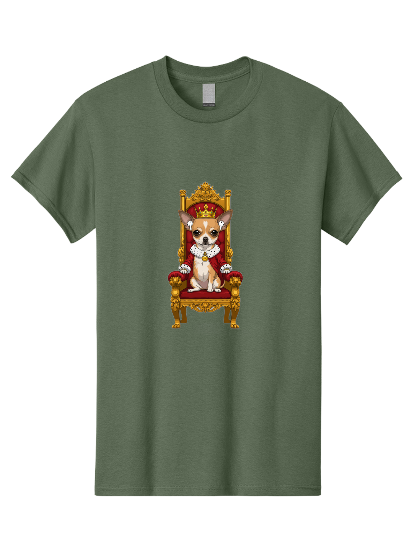 Chihuahua-On-Throne Men'S Graphic Tee, 100% Cotton, Comfortable Casual Summer Wear, Machine Washable, Vintage Camera, Old Camera, Antique Camera, Black Camera, Classic Photography, Photography Equipment, Nostalgic Device, Film Camera, Bah749