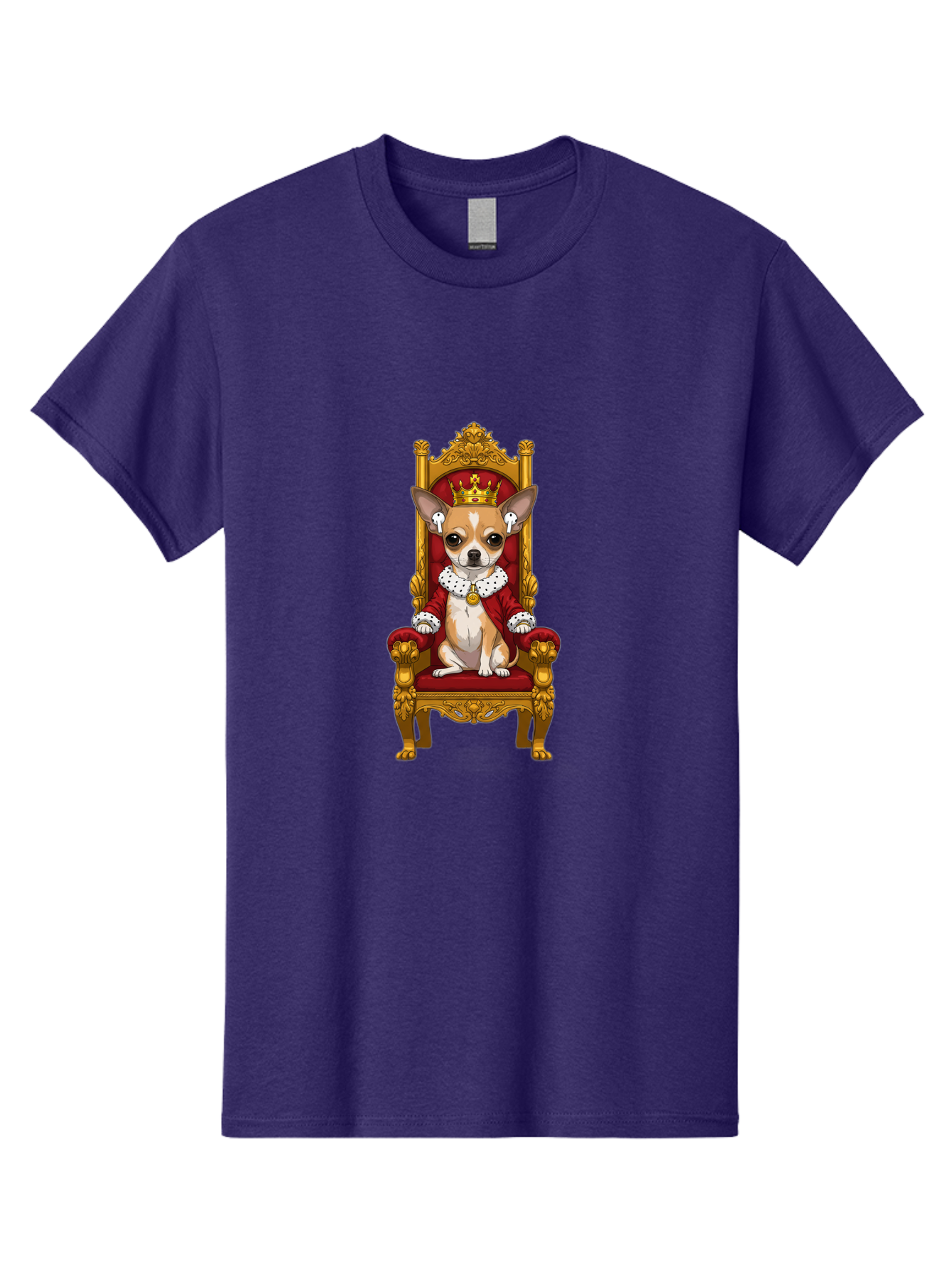 Chihuahua-On-Throne Men'S Graphic Tee, 100% Cotton, Comfortable Casual Summer Wear, Machine Washable, Vintage Camera, Old Camera, Antique Camera, Black Camera, Classic Photography, Photography Equipment, Nostalgic Device, Film Camera, Bah749