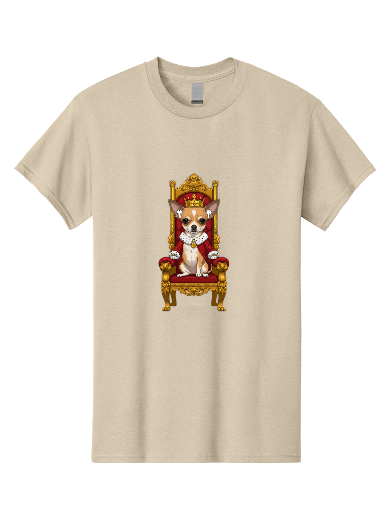 Chihuahua-On-Throne Men'S Graphic Tee, 100% Cotton, Comfortable Casual Summer Wear, Machine Washable, Vintage Camera, Old Camera, Antique Camera, Black Camera, Classic Photography, Photography Equipment, Nostalgic Device, Film Camera, Bah749