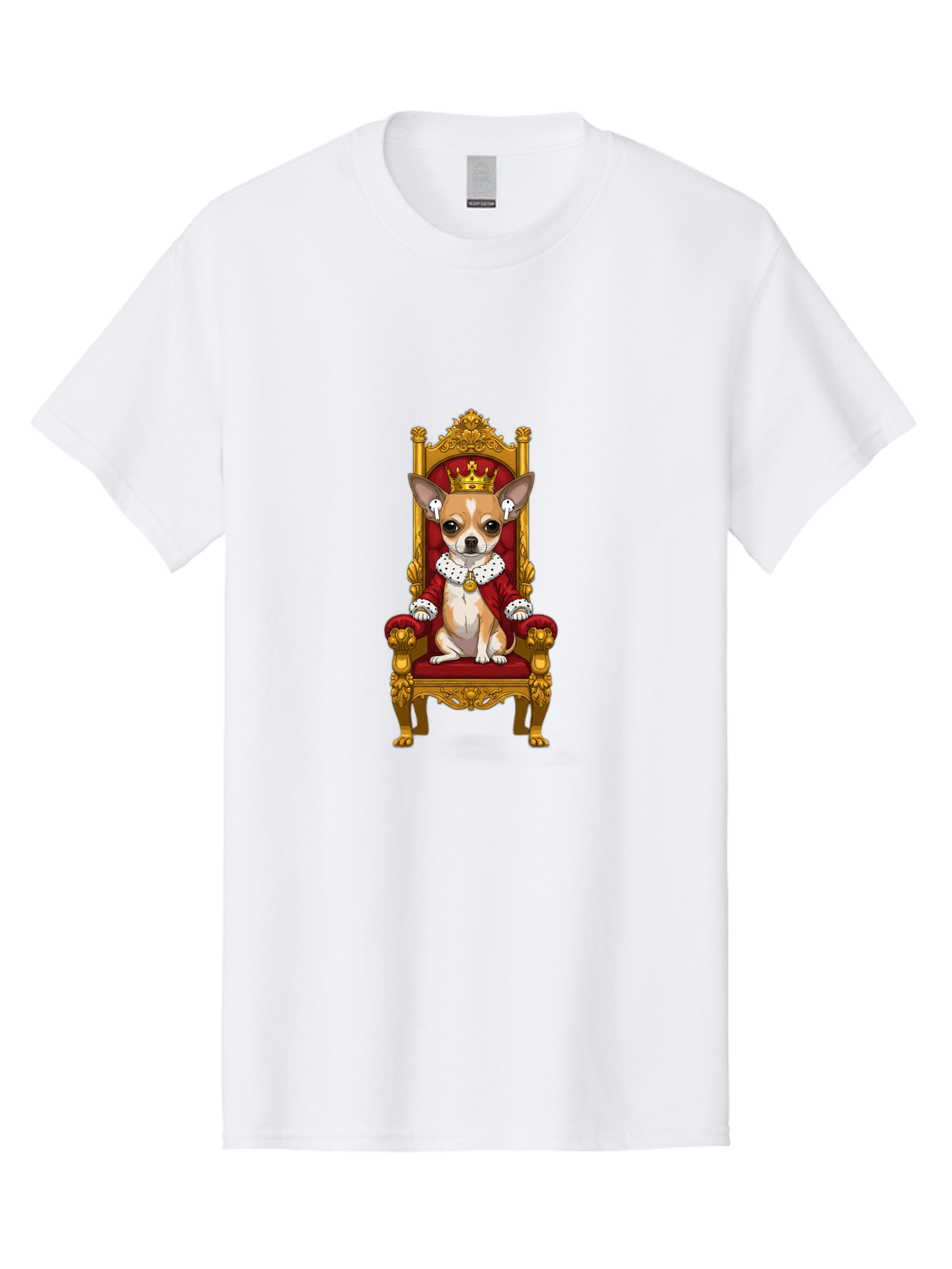 Chihuahua-On-Throne Men'S Graphic Tee, 100% Cotton, Comfortable Casual Summer Wear, Machine Washable, Vintage Camera, Old Camera, Antique Camera, Black Camera, Classic Photography, Photography Equipment, Nostalgic Device, Film Camera, Bah749