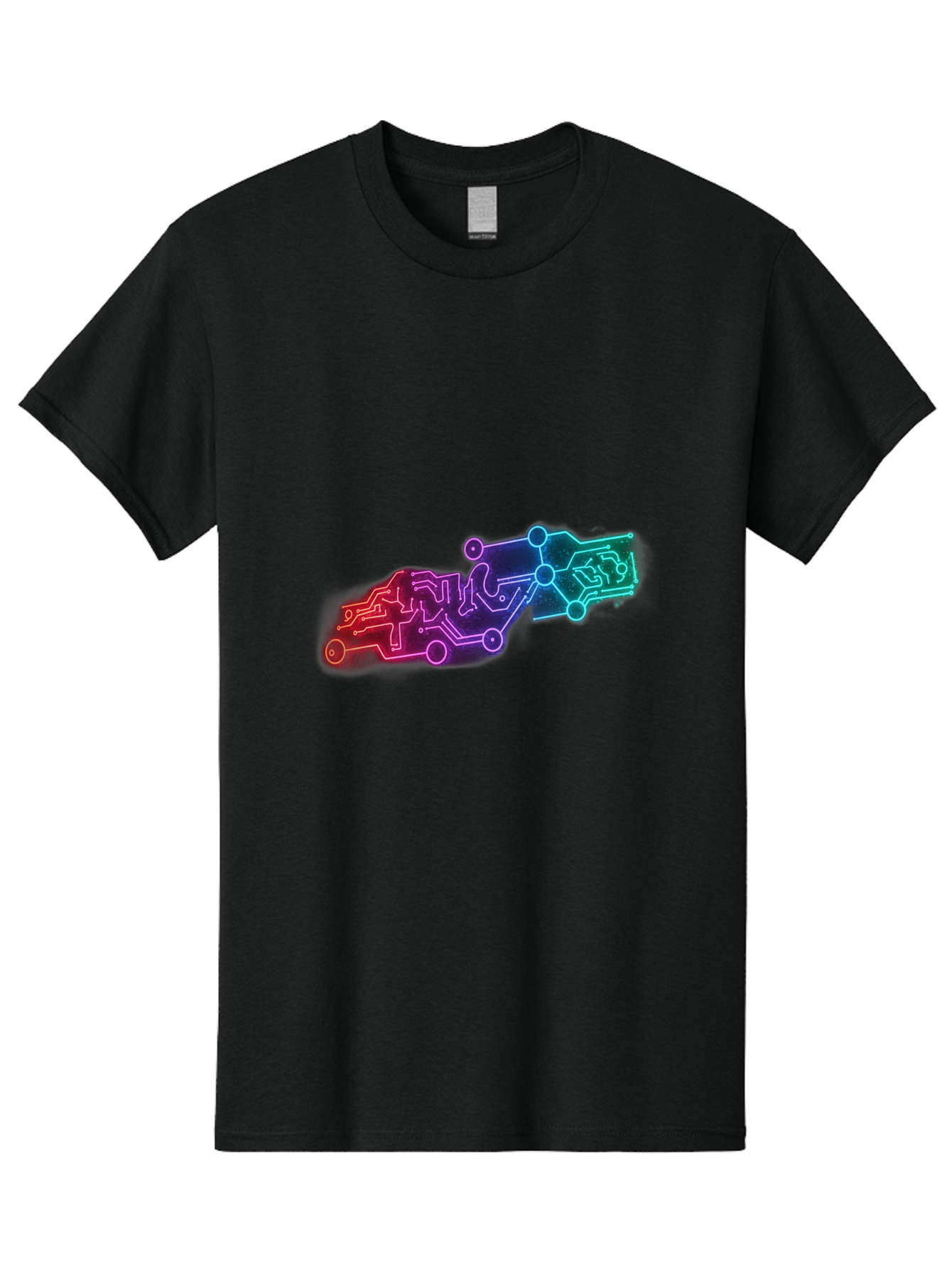 Circuit-Board-Car Men'S Graphic Tee, 100% Cotton, Comfortable Casual Summer Wear, Machine Washable, Vintage Camera, Old Camera, Antique Camera, Black Camera, Classic Photography, Photography Equipment, Nostalgic Device, Film Camera, Camera Art Bah751