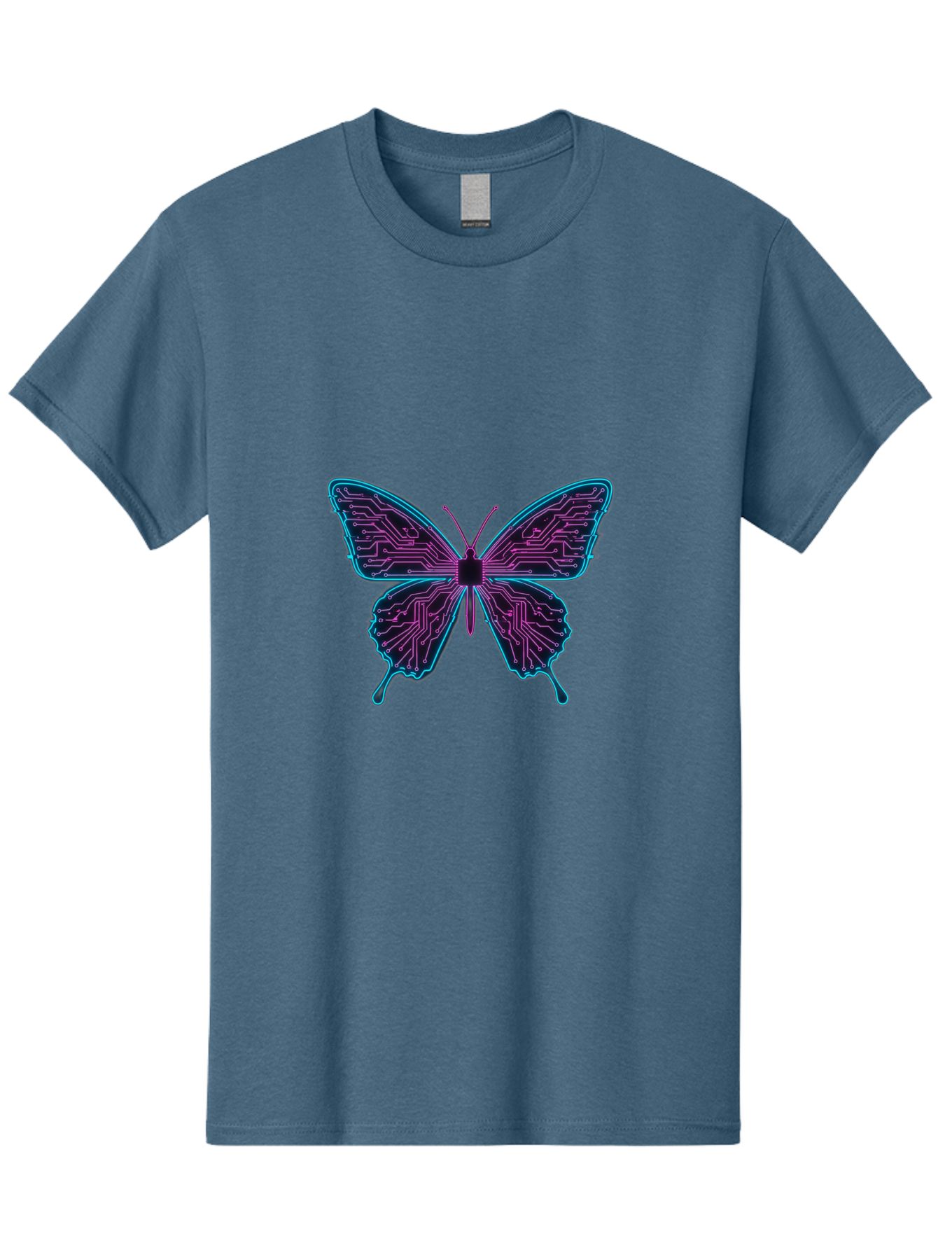Circuit-Butterfly Men'S Graphic Tee, 100% Cotton, Comfortable Casual Summer Wear, Machine Washable, Vintage Camera, Old Camera, Antique Camera, Black Camera, Classic Photography, Photography Equipment, Nostalgic Device, Film Camera, Camera Art Bah755
