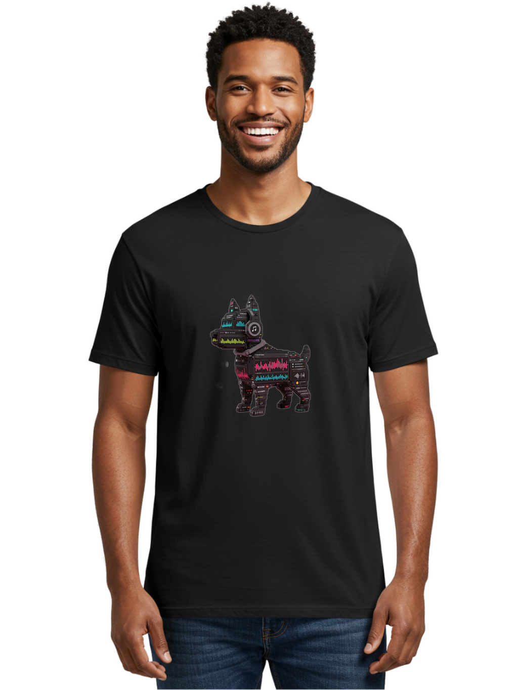 Circuit-Dog Men'S Graphic Tee, 100% Cotton, Comfortable Casual Summer Wear, Machine Washable, Vintage Camera, Old Camera, Antique Camera, Black Camera, Classic Photography, Photography Equipment, Nostalgic Device, Film Camera, Camera Art Bah757