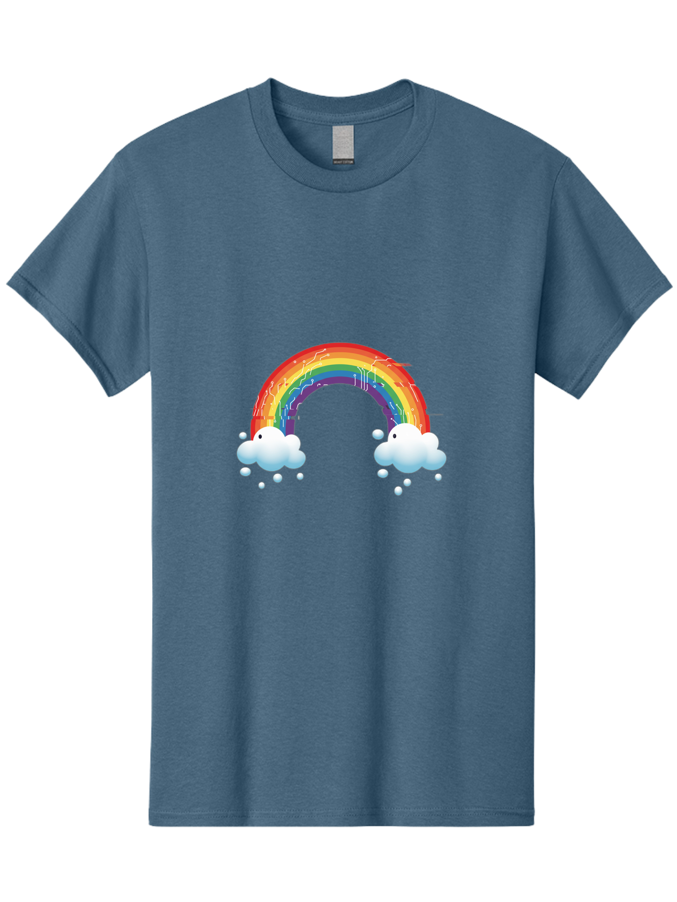 Circuit-Rainbow Men'S Graphic Tee, 100% Cotton, Comfortable Casual Summer Wear, Machine Washable, Vintage Camera, Old Camera, Antique Camera, Black Camera, Classic Photography, Photography Equipment, Nostalgic Device, Film Camera, Camera Art Bah758