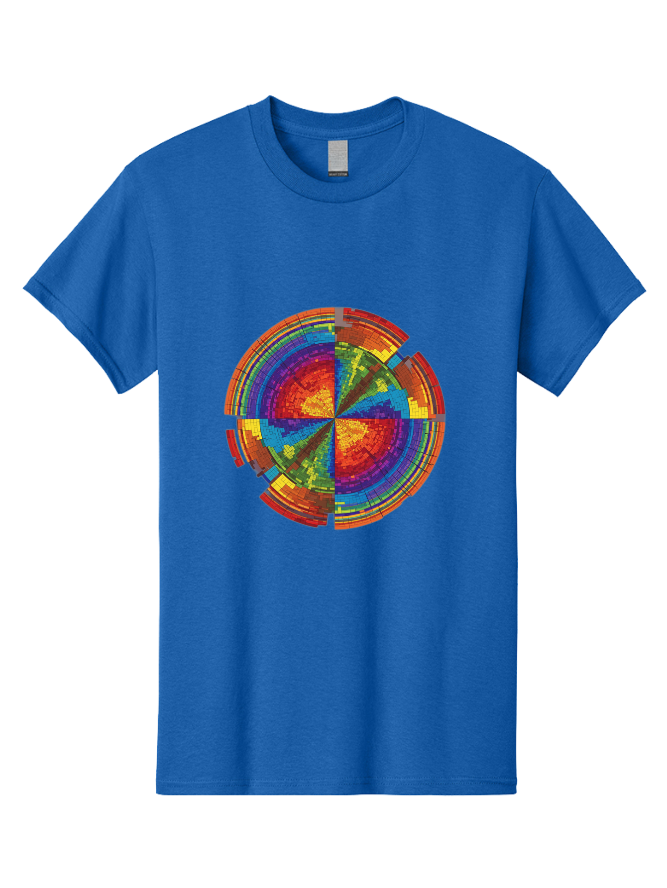 Circular-Mosaic Men'S Graphic Tee, 100% Cotton, Comfortable Casual Summer Wear, Machine Washable, Vintage Camera, Old Camera, Antique Camera, Black Camera, Classic Photography, Photography Equipment, Nostalgic Device, Film Camera, Camera Art Bah759