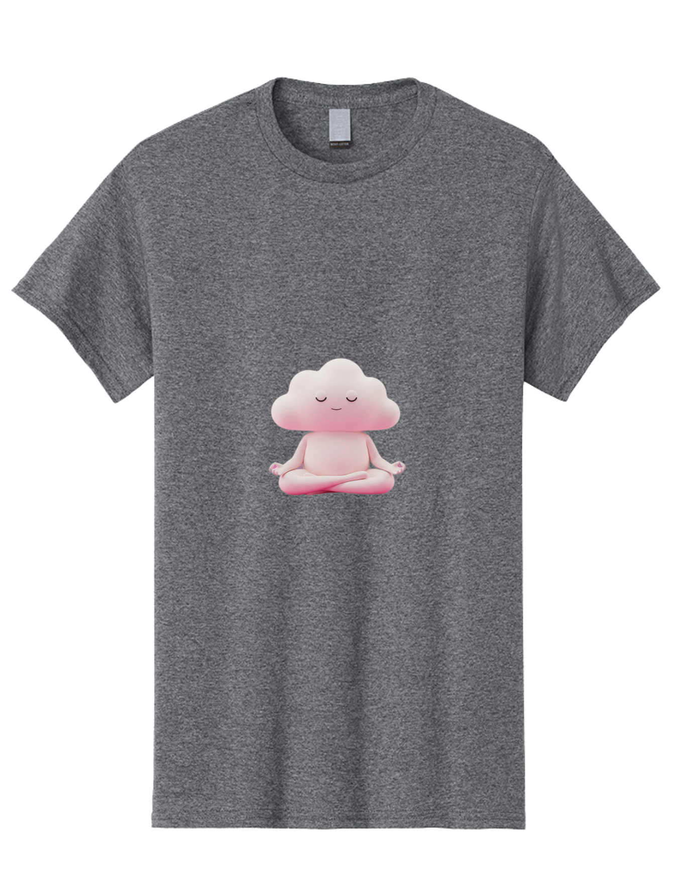 Cloud-Character-Meditating Men'S Graphic Tee, 100% Cotton, Comfortable Casual Summer Wear, Machine Washable, Vintage Camera, Old Camera, Antique Camera, Black Camera, Classic Photography, Photography Equipment, Nostalgic Device, Film Camera, Bah760