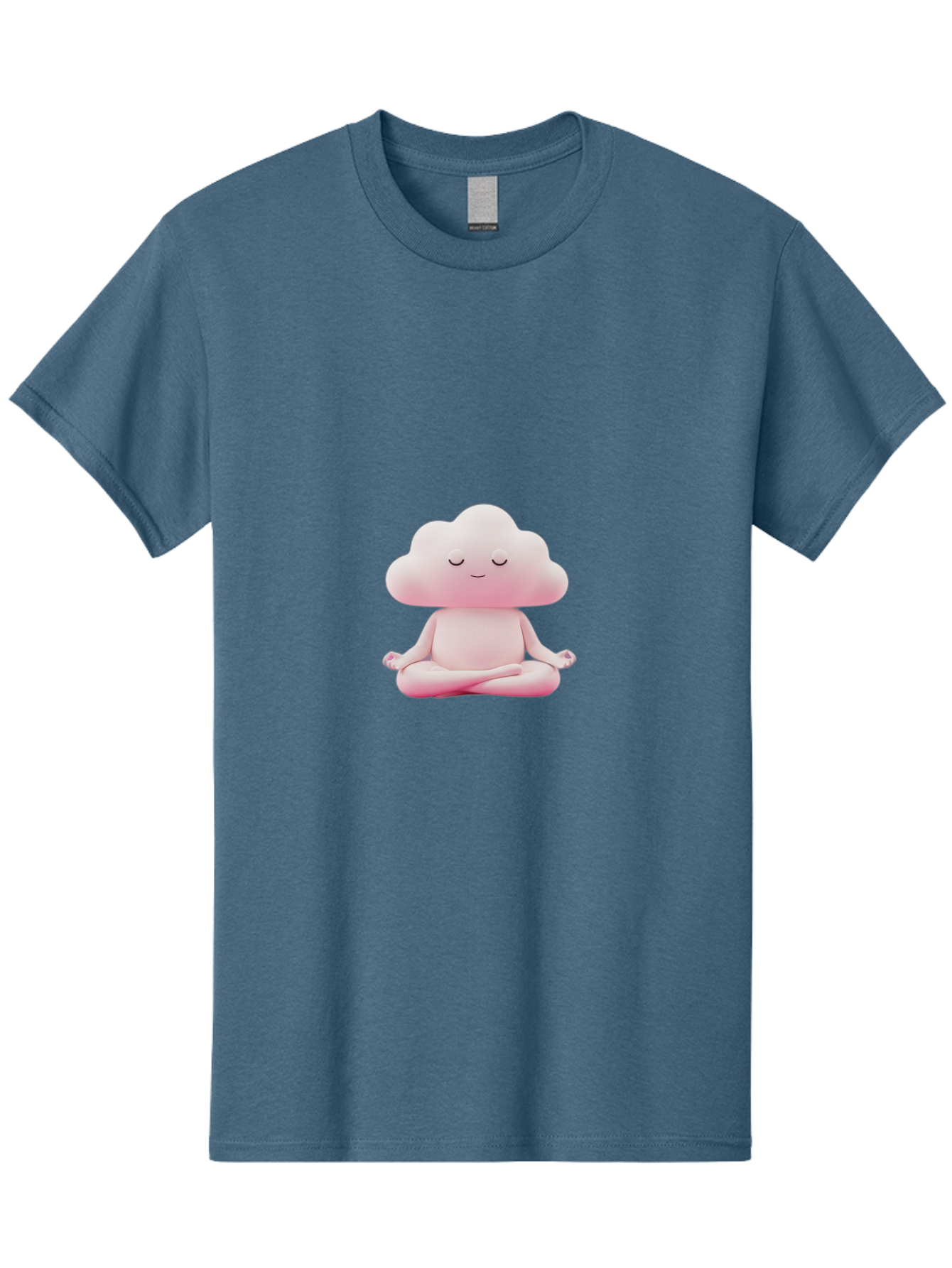 Cloud-Character-Meditating Men'S Graphic Tee, 100% Cotton, Comfortable Casual Summer Wear, Machine Washable, Vintage Camera, Old Camera, Antique Camera, Black Camera, Classic Photography, Photography Equipment, Nostalgic Device, Film Camera, Bah760