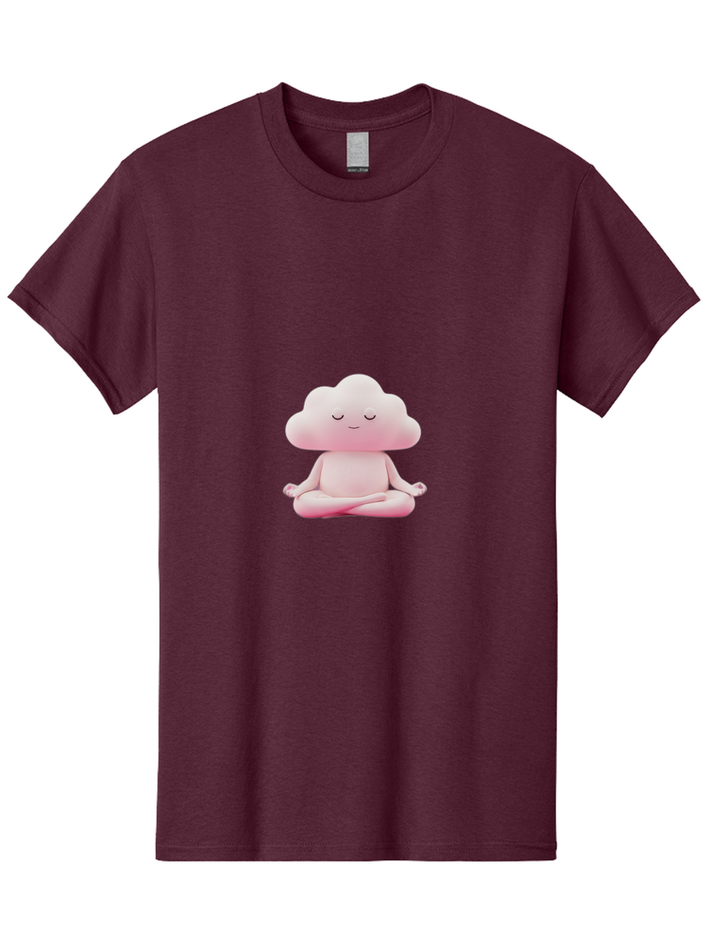 Cloud-Character-Meditating Men'S Graphic Tee, 100% Cotton, Comfortable Casual Summer Wear, Machine Washable, Vintage Camera, Old Camera, Antique Camera, Black Camera, Classic Photography, Photography Equipment, Nostalgic Device, Film Camera, Bah760