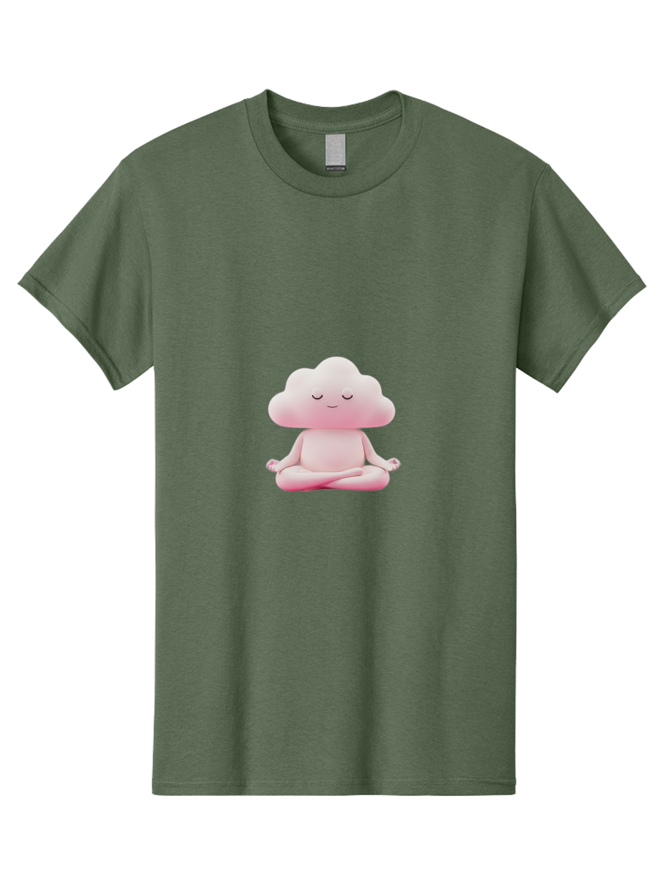 Cloud-Character-Meditating Men'S Graphic Tee, 100% Cotton, Comfortable Casual Summer Wear, Machine Washable, Vintage Camera, Old Camera, Antique Camera, Black Camera, Classic Photography, Photography Equipment, Nostalgic Device, Film Camera, Bah760