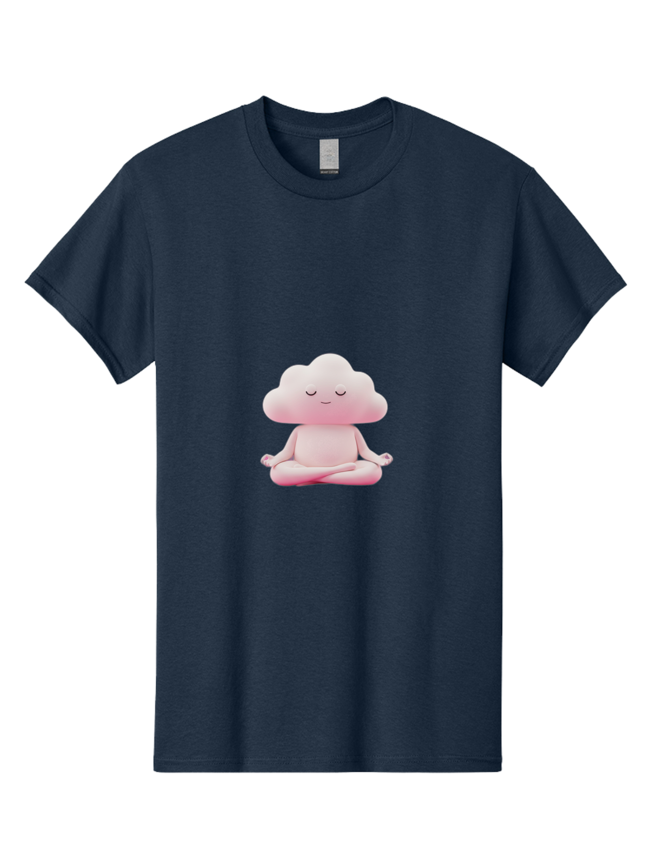 Cloud-Character-Meditating Men'S Graphic Tee, 100% Cotton, Comfortable Casual Summer Wear, Machine Washable, Vintage Camera, Old Camera, Antique Camera, Black Camera, Classic Photography, Photography Equipment, Nostalgic Device, Film Camera, Bah760