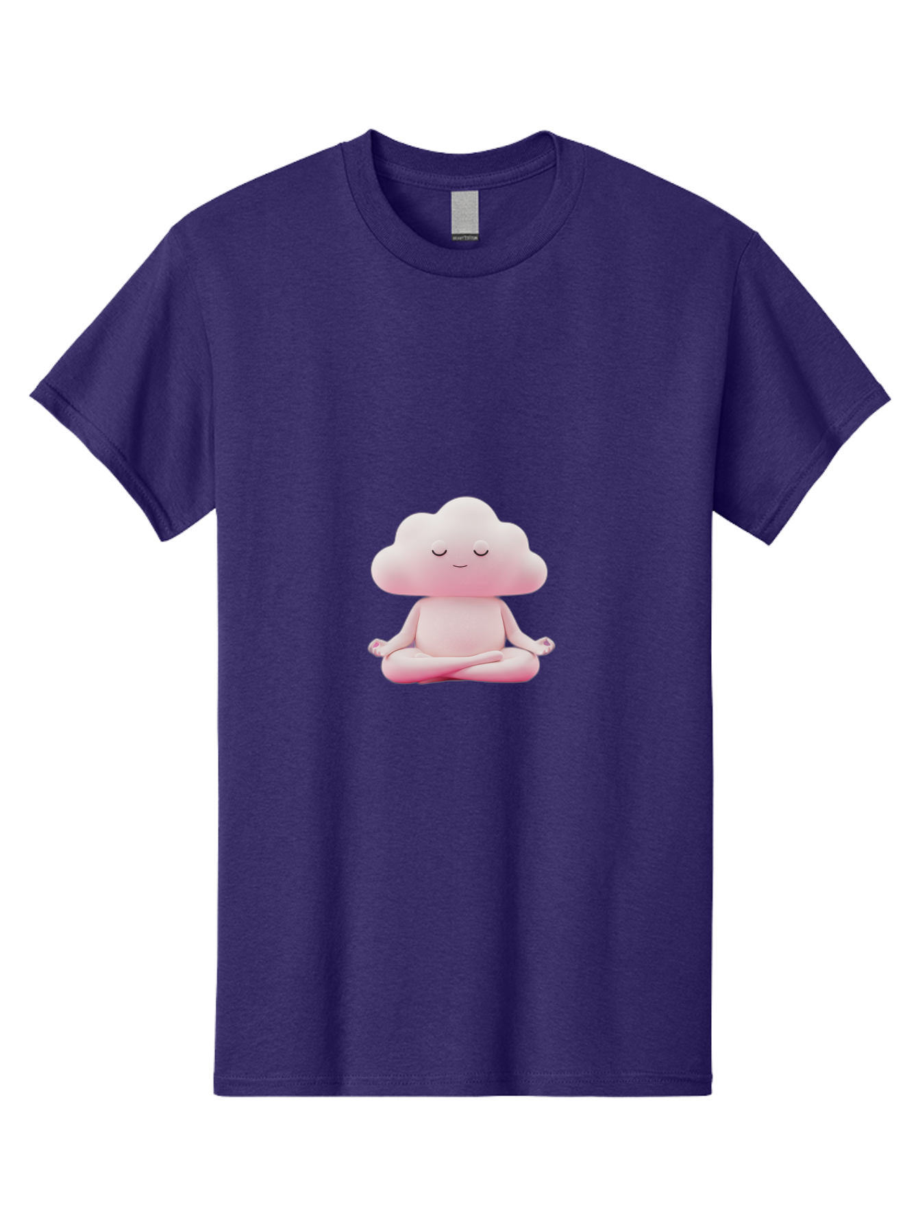 Cloud-Character-Meditating Men'S Graphic Tee, 100% Cotton, Comfortable Casual Summer Wear, Machine Washable, Vintage Camera, Old Camera, Antique Camera, Black Camera, Classic Photography, Photography Equipment, Nostalgic Device, Film Camera, Bah760