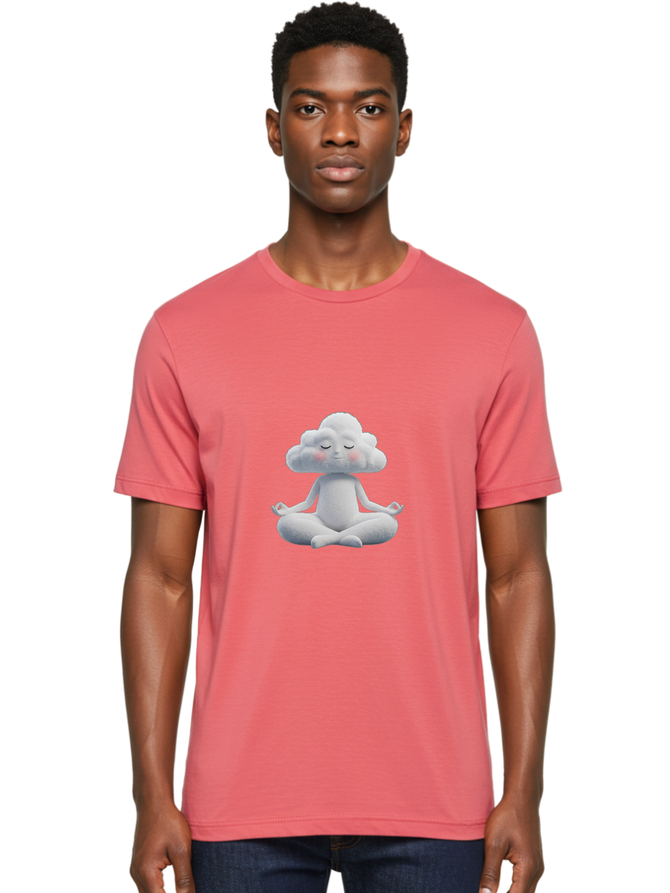 Cloud-Person-Meditating Men'S Graphic Tee, 100% Cotton, Comfortable Casual Summer Wear, Machine Washable, Vintage Camera, Old Camera, Antique Camera, Black Camera, Classic Photography, Photography Equipment, Nostalgic Device, Film Camera, Bah764