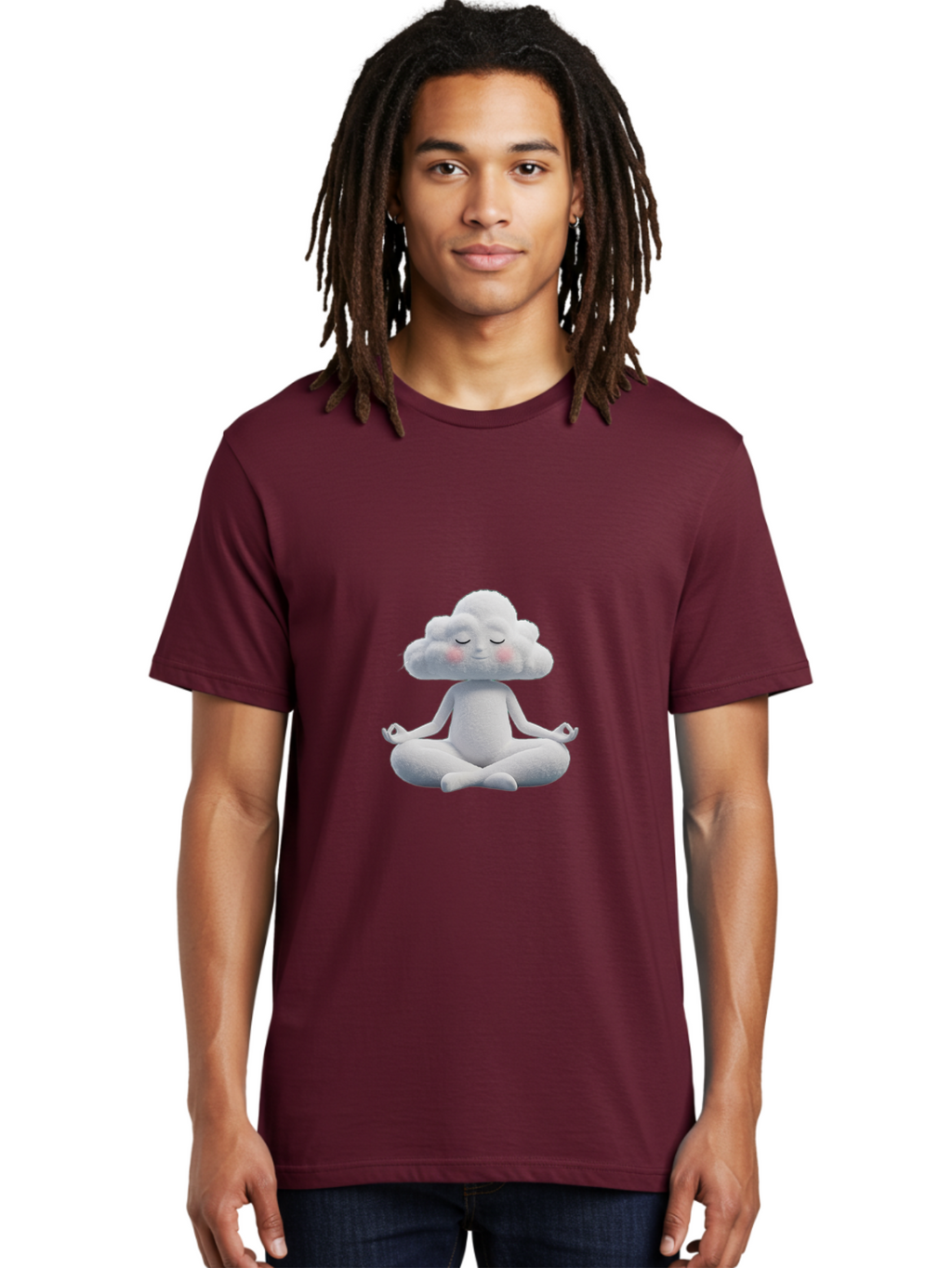Cloud-Person-Meditating Men'S Graphic Tee, 100% Cotton, Comfortable Casual Summer Wear, Machine Washable, Vintage Camera, Old Camera, Antique Camera, Black Camera, Classic Photography, Photography Equipment, Nostalgic Device, Film Camera, Bah764