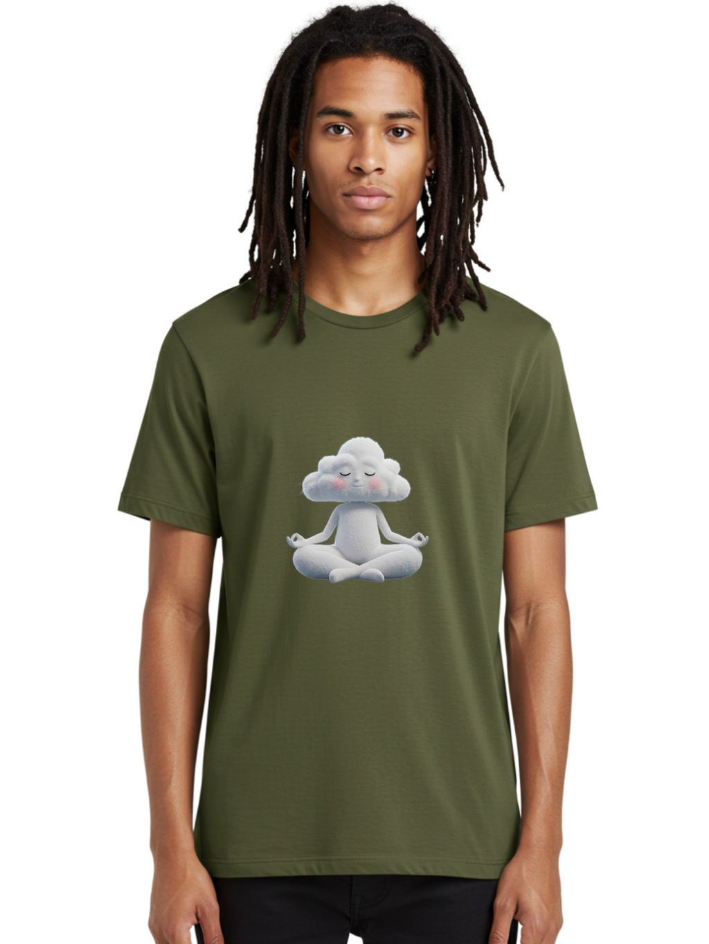 Cloud-Person-Meditating Men'S Graphic Tee, 100% Cotton, Comfortable Casual Summer Wear, Machine Washable, Vintage Camera, Old Camera, Antique Camera, Black Camera, Classic Photography, Photography Equipment, Nostalgic Device, Film Camera, Bah764