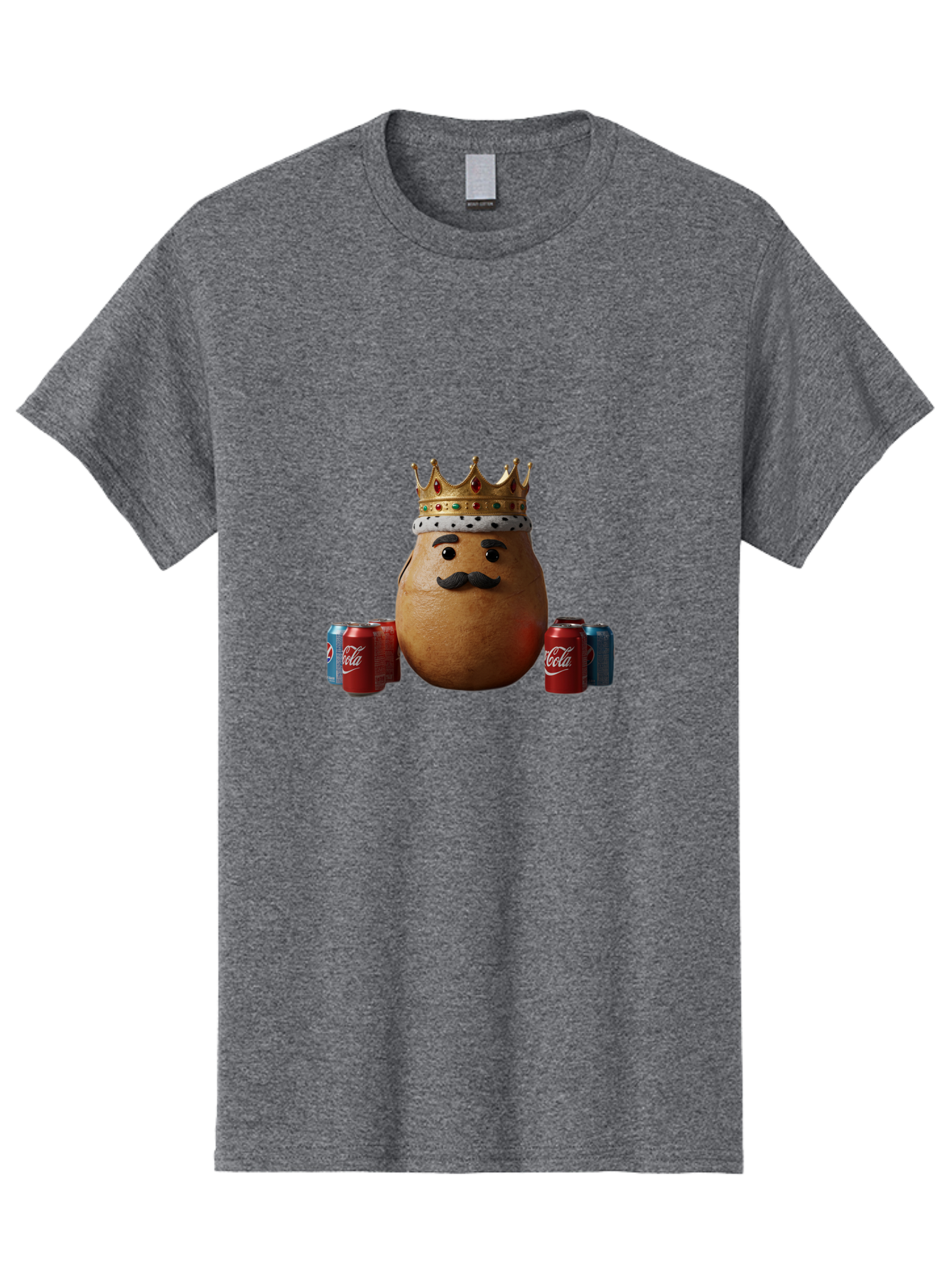 Coca-Cola-Potato Men'S Graphic Tee, 100% Cotton, Comfortable Casual Summer Wear, Machine Washable, Vintage Camera, Old Camera, Antique Camera, Black Camera, Classic Photography, Photography Equipment, Nostalgic Device, Film Camera, Camera Art Bah767