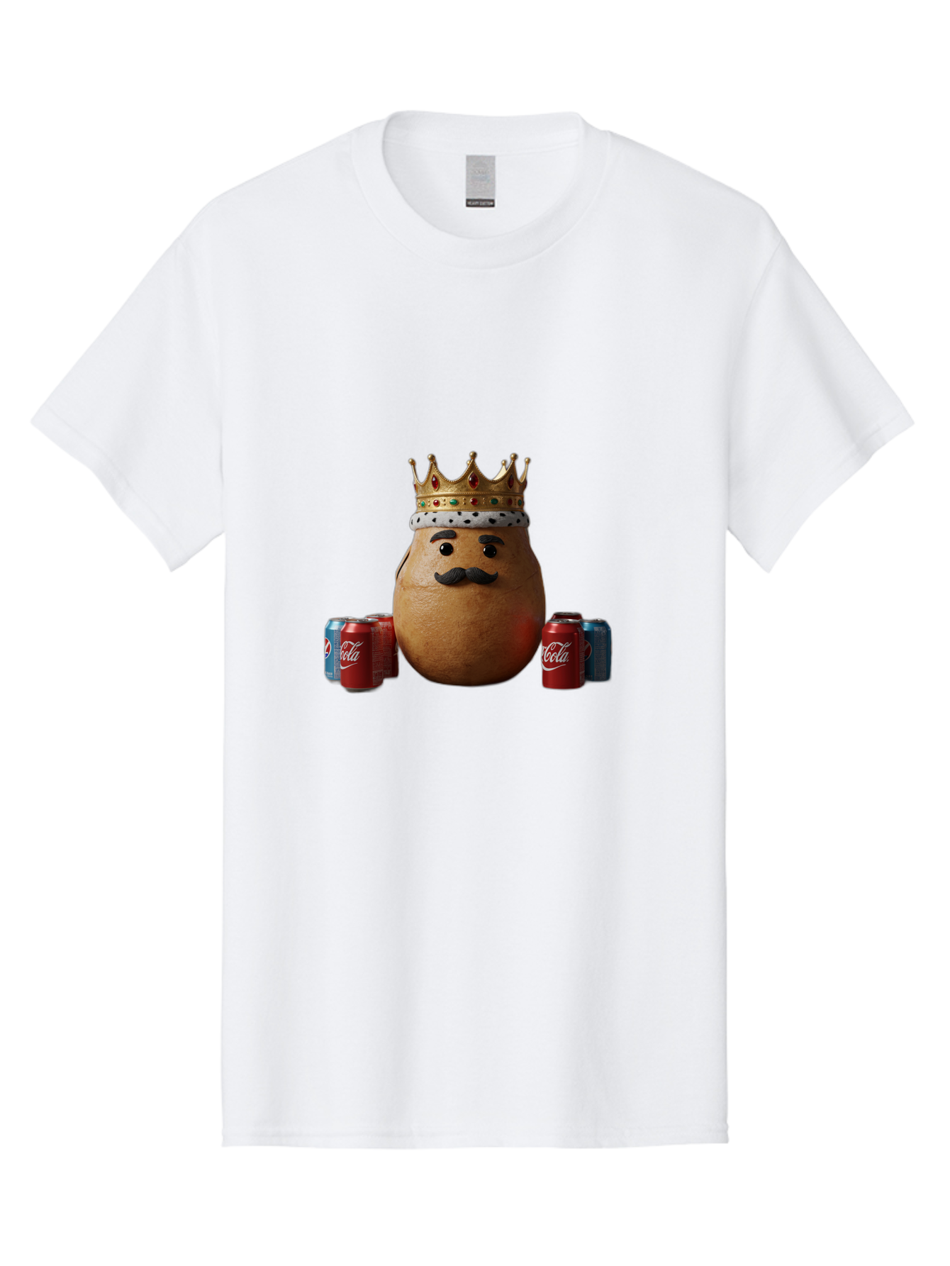 Coca-Cola-Potato Men'S Graphic Tee, 100% Cotton, Comfortable Casual Summer Wear, Machine Washable, Vintage Camera, Old Camera, Antique Camera, Black Camera, Classic Photography, Photography Equipment, Nostalgic Device, Film Camera, Camera Art Bah767
