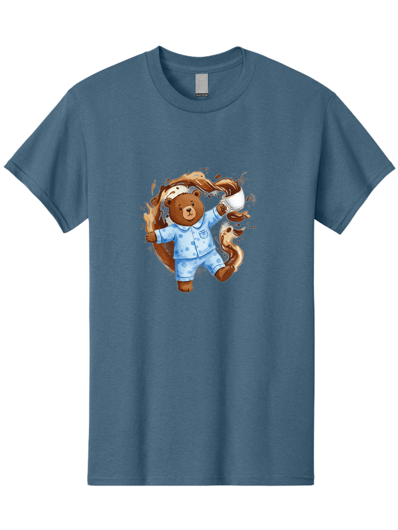 Coffee-Bear Men'S Graphic Tee, 100% Cotton, Comfortable Casual Summer Wear, Machine Washable, Vintage Camera, Old Camera, Antique Camera, Black Camera, Classic Photography, Photography Equipment, Nostalgic Device, Film Camera, Camera Art Bah769