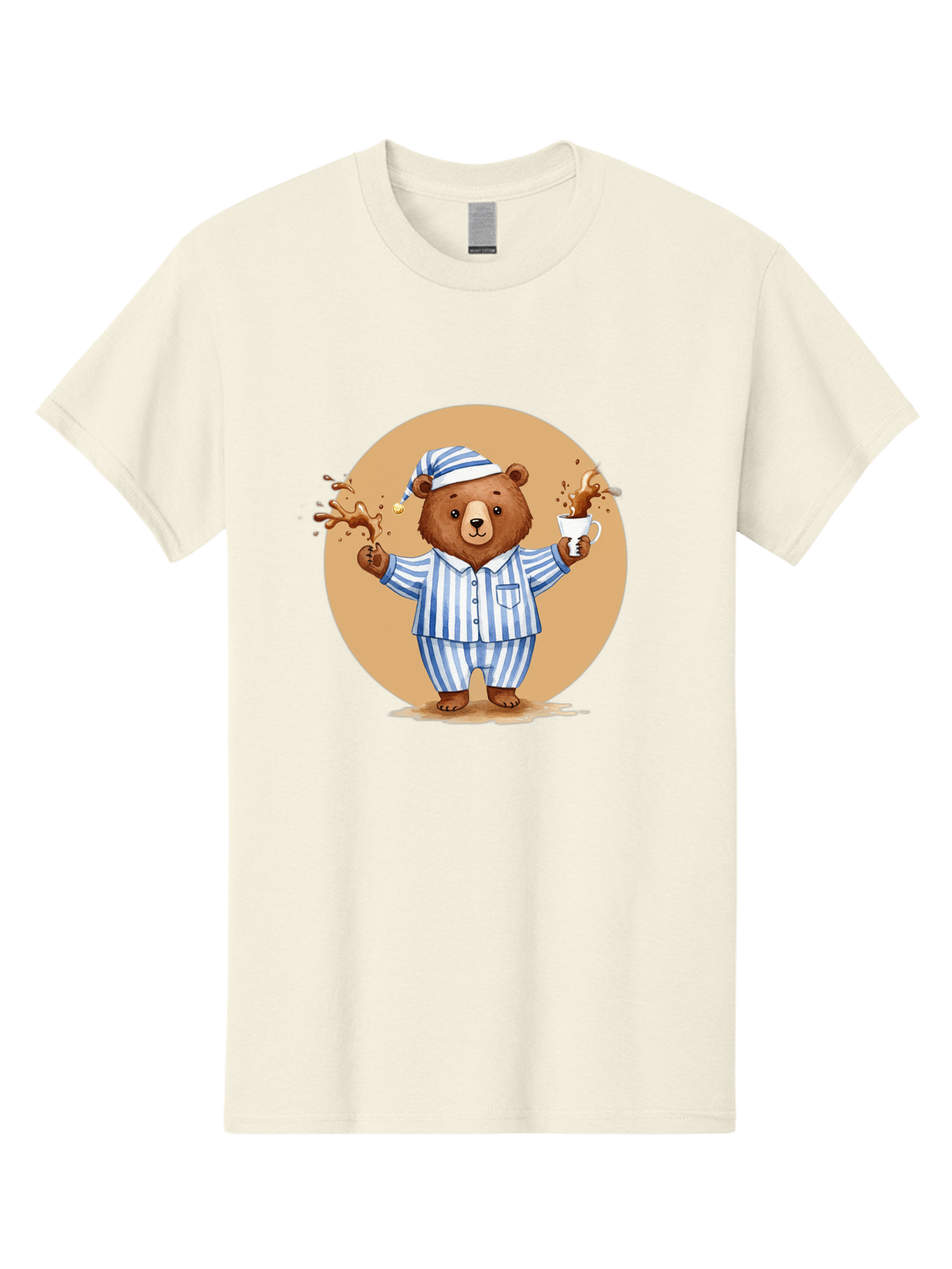 Coffee-Spilling-Bear Men'S Graphic Tee, 100% Cotton, Comfortable Casual Summer Wear, Machine Washable, Vintage Camera, Old Camera, Antique Camera, Black Camera, Classic Photography, Photography Equipment, Nostalgic Device, Film Camera, Bah770