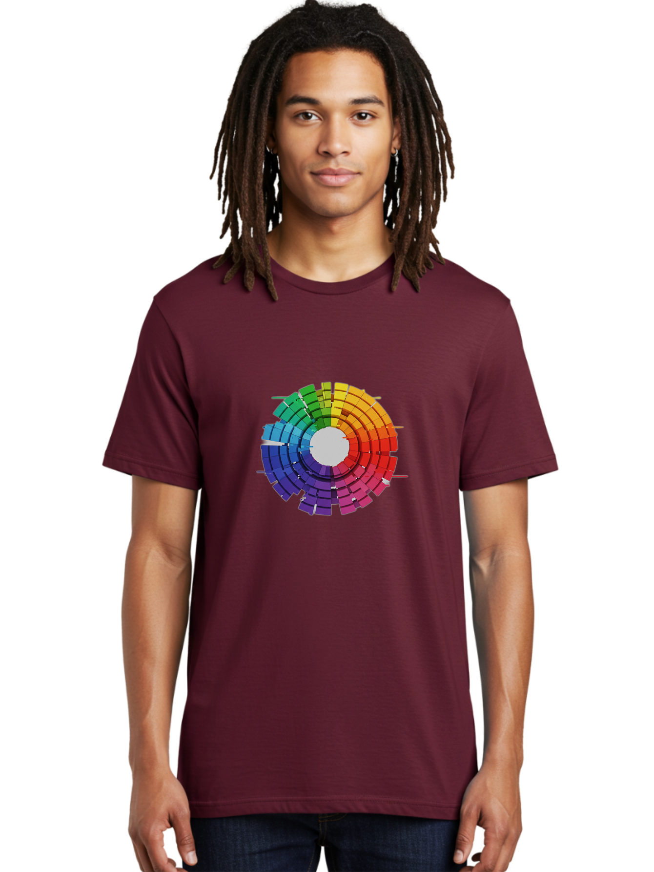 Color-Wheel Men'S Graphic Tee, 100% Cotton, Comfortable Casual Summer Wear, Machine Washable, Vintage Camera, Old Camera, Antique Camera, Black Camera, Classic Photography, Photography Equipment, Nostalgic Device, Film Camera, Camera Art Bah772