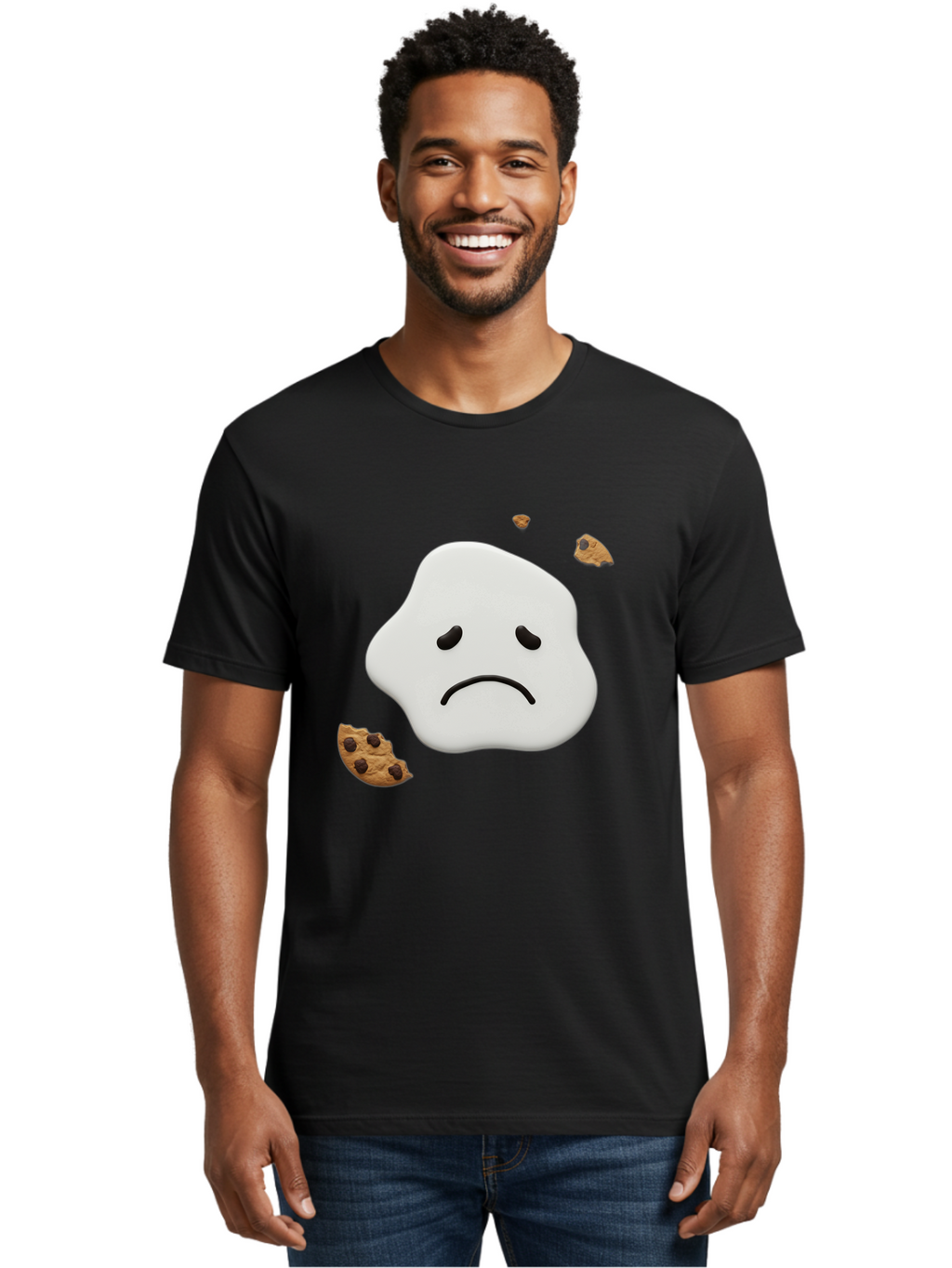 Cookie-Dough Men'S Graphic Tee, 100% Cotton, Comfortable Casual Summer Wear, Machine Washable, Vintage Camera, Old Camera, Antique Camera, Black Camera, Classic Photography, Photography Equipment, Nostalgic Device, Film Camera, Camera Art Bah779
