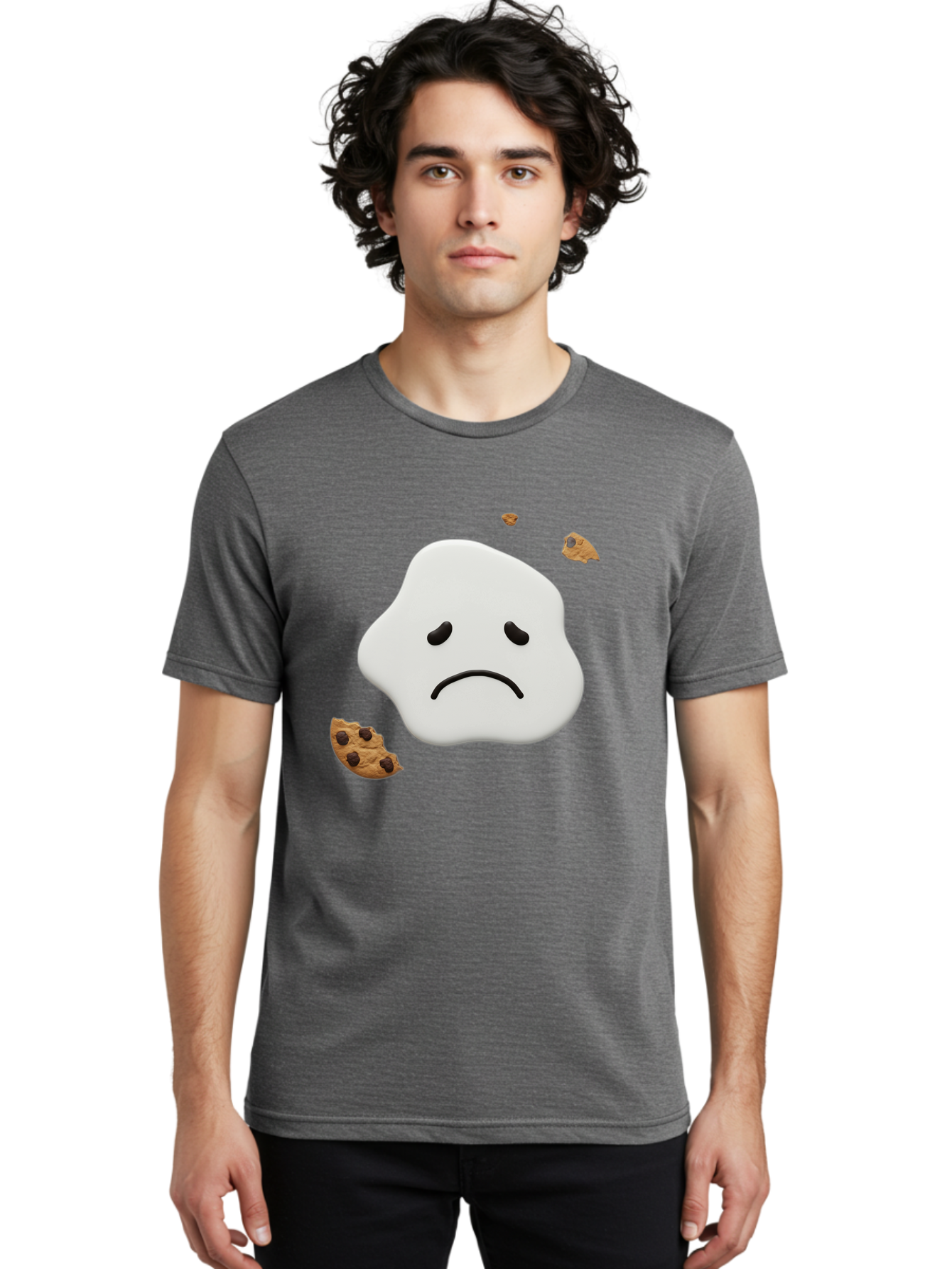 Cookie-Dough Men'S Graphic Tee, 100% Cotton, Comfortable Casual Summer Wear, Machine Washable, Vintage Camera, Old Camera, Antique Camera, Black Camera, Classic Photography, Photography Equipment, Nostalgic Device, Film Camera, Camera Art Bah779