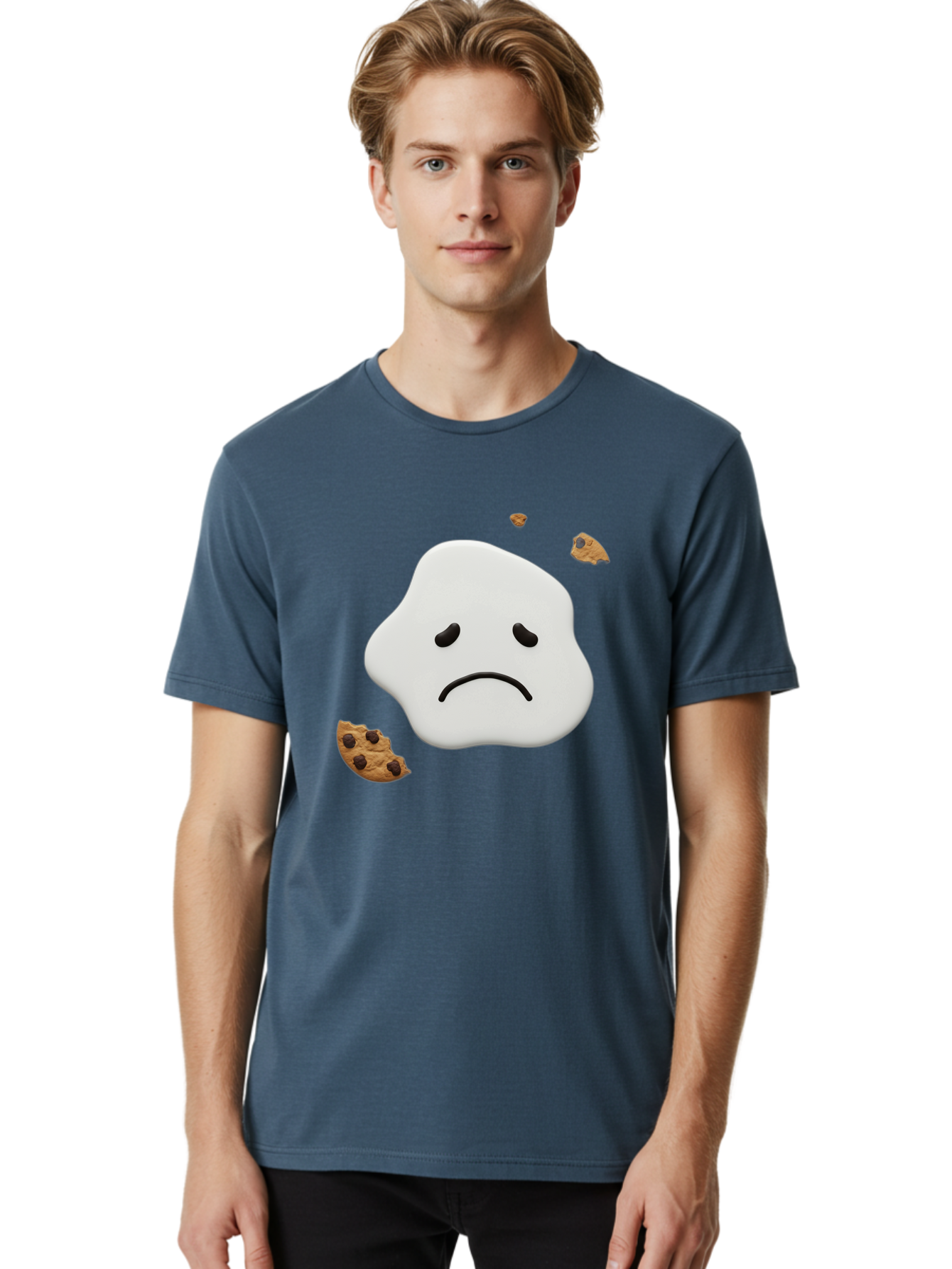 Cookie-Dough Men'S Graphic Tee, 100% Cotton, Comfortable Casual Summer Wear, Machine Washable, Vintage Camera, Old Camera, Antique Camera, Black Camera, Classic Photography, Photography Equipment, Nostalgic Device, Film Camera, Camera Art Bah779