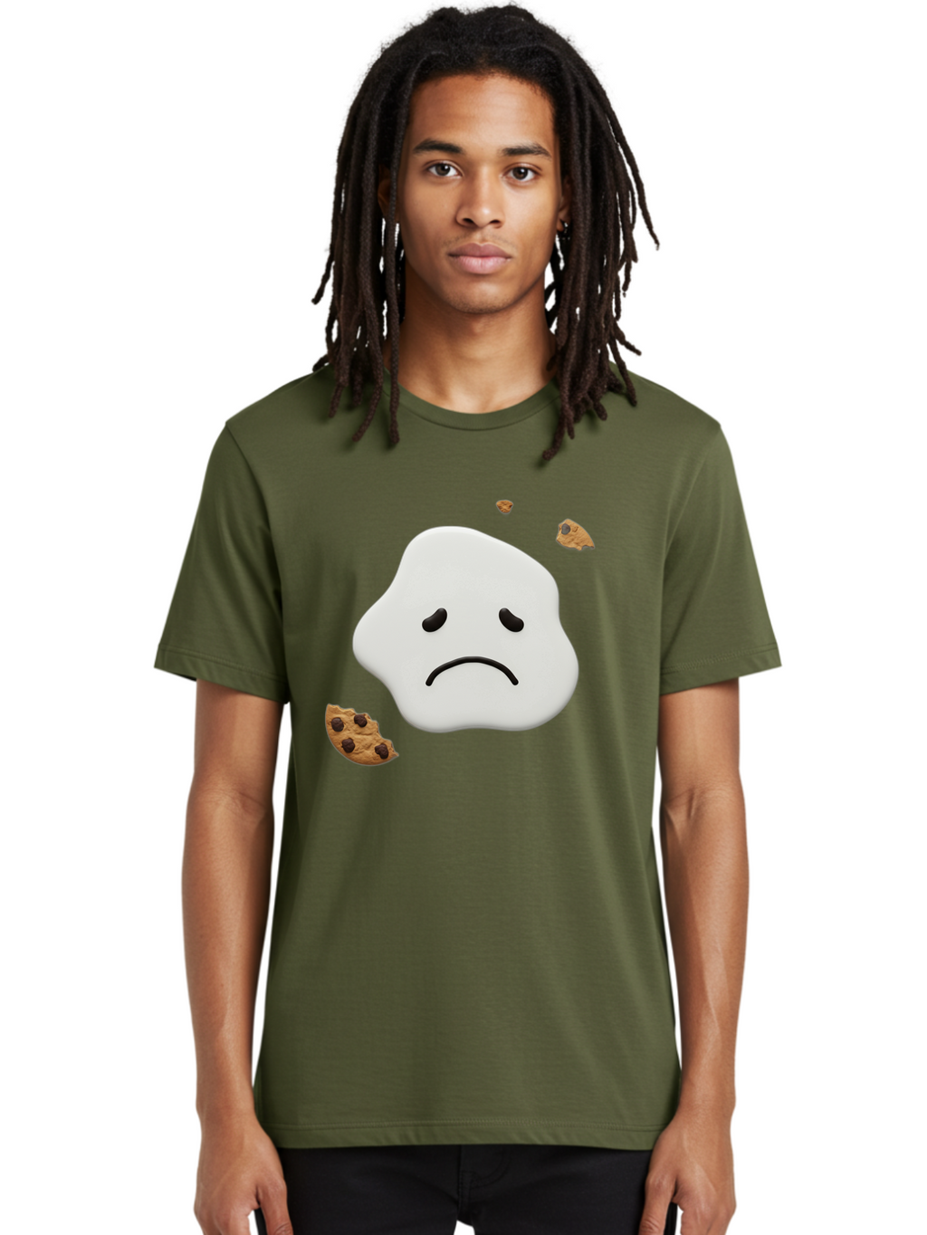 Cookie-Dough Men'S Graphic Tee, 100% Cotton, Comfortable Casual Summer Wear, Machine Washable, Vintage Camera, Old Camera, Antique Camera, Black Camera, Classic Photography, Photography Equipment, Nostalgic Device, Film Camera, Camera Art Bah779