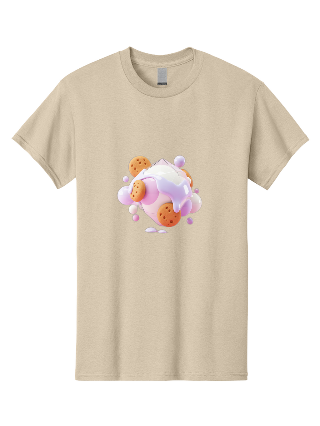 Cookie-Ice-Cream Men'S Graphic Tee, 100% Cotton, Comfortable Casual Summer Wear, Machine Washable, Vintage Camera, Old Camera, Antique Camera, Black Camera, Classic Photography, Photography Equipment, Nostalgic Device, Film Camera, Camera Art Bah780