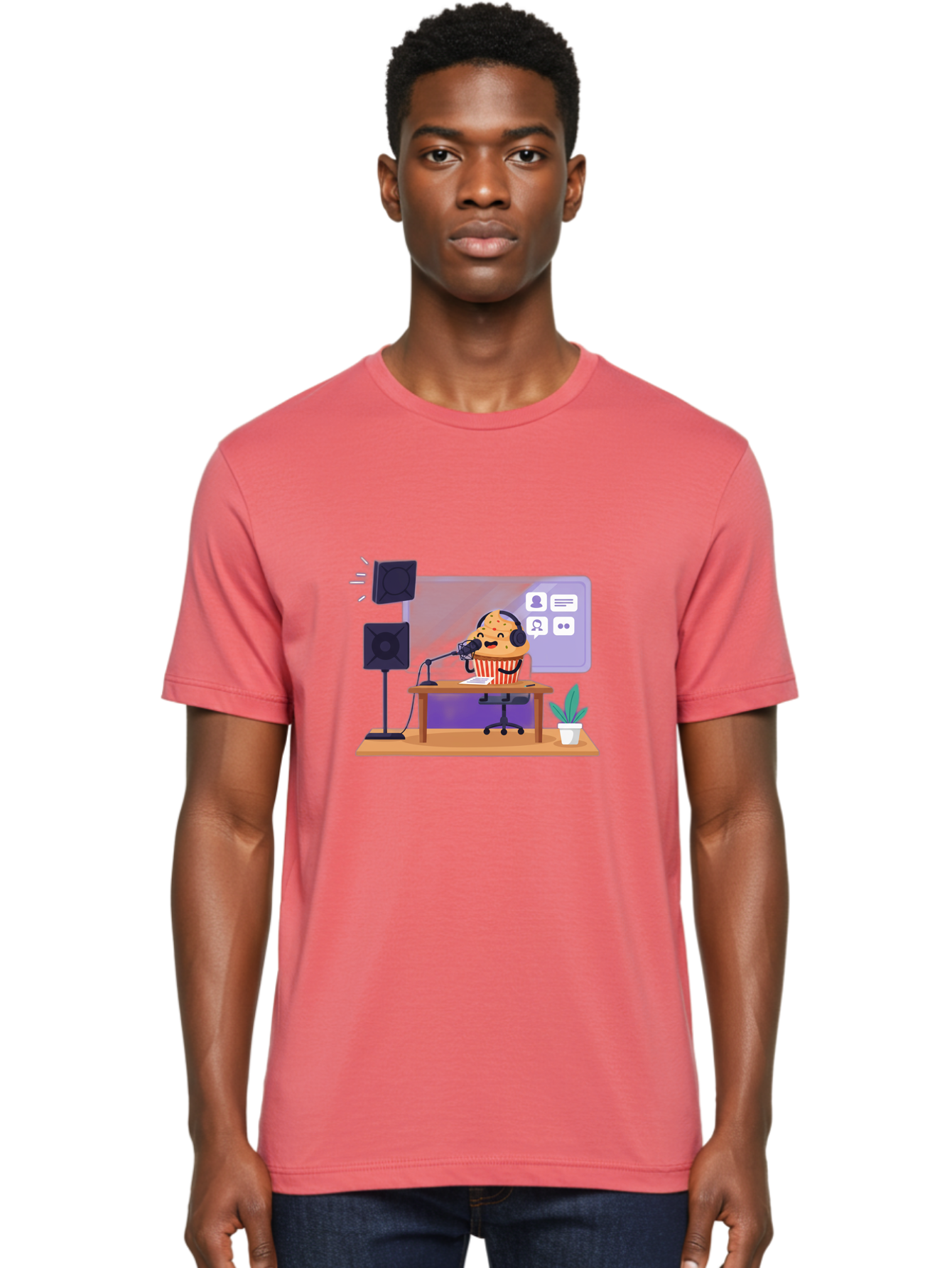 Cookie-Podcast Men'S Graphic Tee, 100% Cotton, Comfortable Casual Summer Wear, Machine Washable, Vintage Camera, Old Camera, Antique Camera, Black Camera, Classic Photography, Photography Equipment, Nostalgic Device, Film Camera, Camera Art Bah782