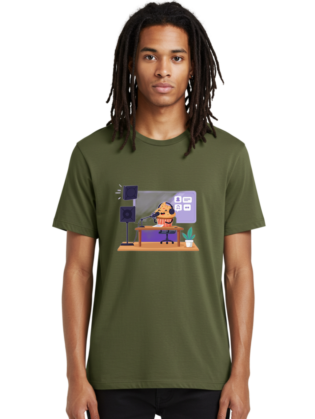 Cookie-Podcast Men'S Graphic Tee, 100% Cotton, Comfortable Casual Summer Wear, Machine Washable, Vintage Camera, Old Camera, Antique Camera, Black Camera, Classic Photography, Photography Equipment, Nostalgic Device, Film Camera, Camera Art Bah782