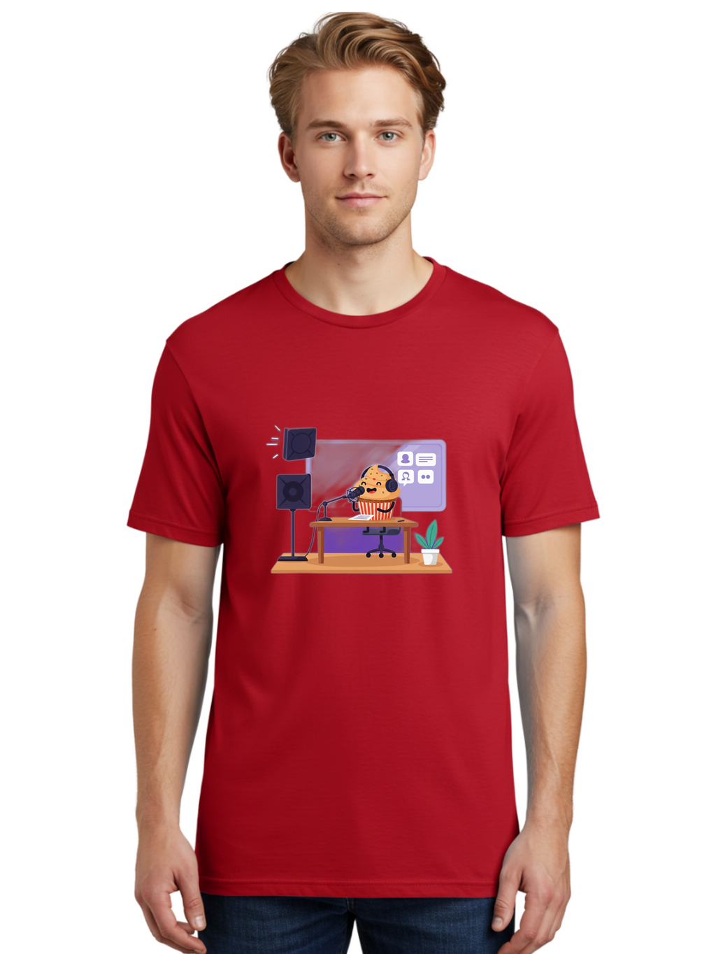 Cookie-Podcast Men'S Graphic Tee, 100% Cotton, Comfortable Casual Summer Wear, Machine Washable, Vintage Camera, Old Camera, Antique Camera, Black Camera, Classic Photography, Photography Equipment, Nostalgic Device, Film Camera, Camera Art Bah782