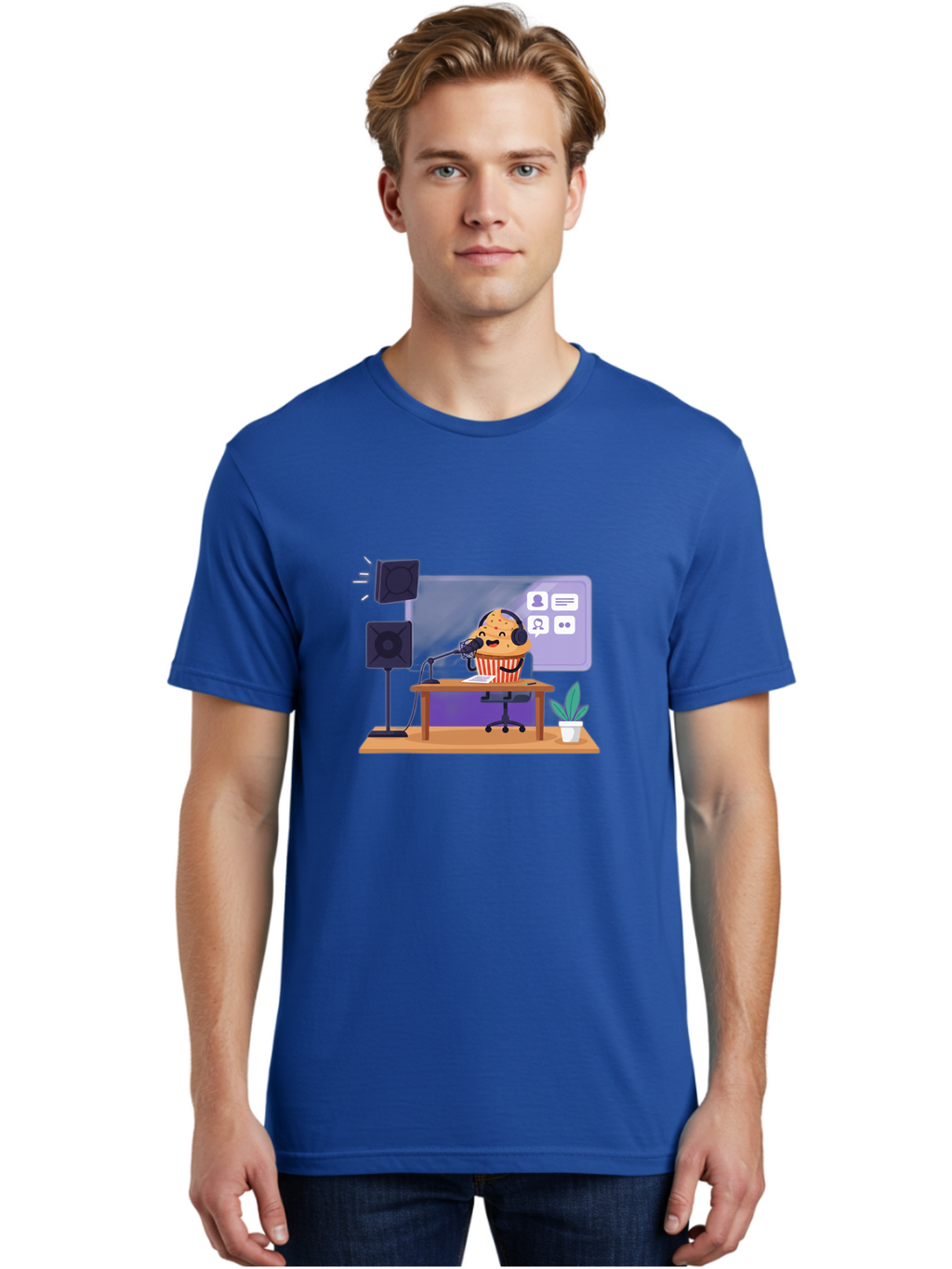 Cookie-Podcast Men'S Graphic Tee, 100% Cotton, Comfortable Casual Summer Wear, Machine Washable, Vintage Camera, Old Camera, Antique Camera, Black Camera, Classic Photography, Photography Equipment, Nostalgic Device, Film Camera, Camera Art Bah782