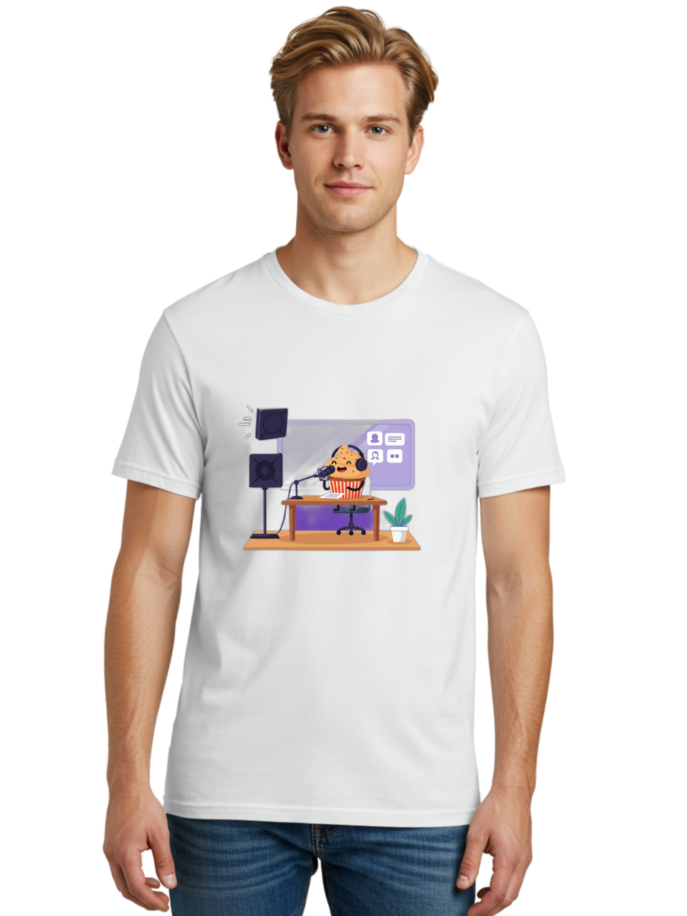Cookie-Podcast Men'S Graphic Tee, 100% Cotton, Comfortable Casual Summer Wear, Machine Washable, Vintage Camera, Old Camera, Antique Camera, Black Camera, Classic Photography, Photography Equipment, Nostalgic Device, Film Camera, Camera Art Bah782