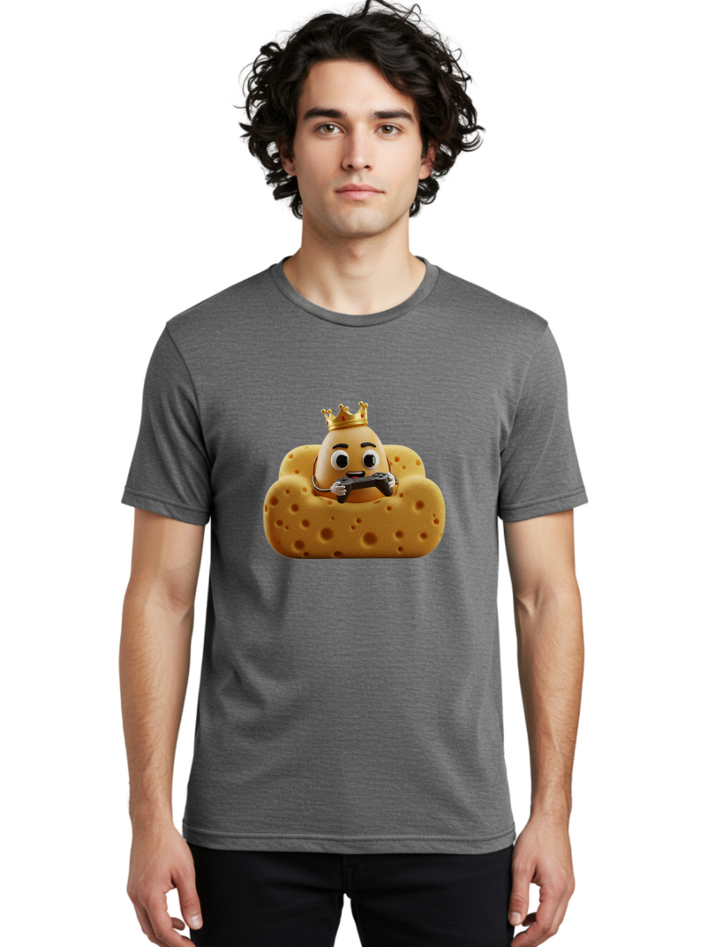 Cookie-With-Crown-Gaming Men'S Graphic Tee, 100% Cotton, Comfortable Casual Summer Wear, Machine Washable, Vintage Camera, Old Camera, Antique Camera, Black Camera, Classic Photography, Photography Equipment, Nostalgic Device, Film Camera, Bah783