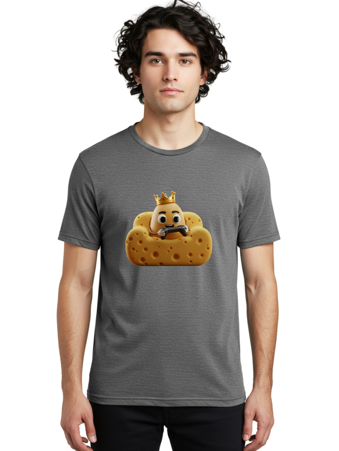 Cookie-With-Crown-Gaming Men'S Graphic Tee, 100% Cotton, Comfortable Casual Summer Wear, Machine Washable, Vintage Camera, Old Camera, Antique Camera, Black Camera, Classic Photography, Photography Equipment, Nostalgic Device, Film Camera, Bah783